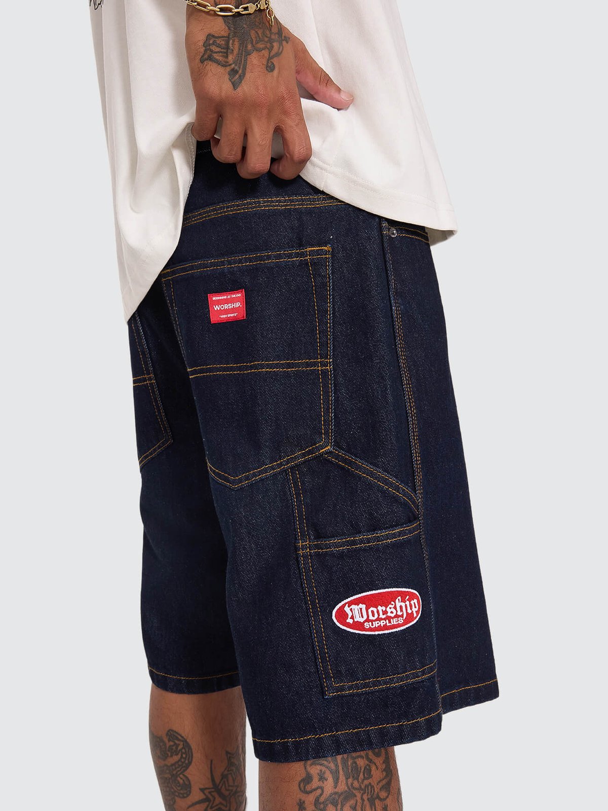 Carpenter Jean Short Raw Indy - Image 1