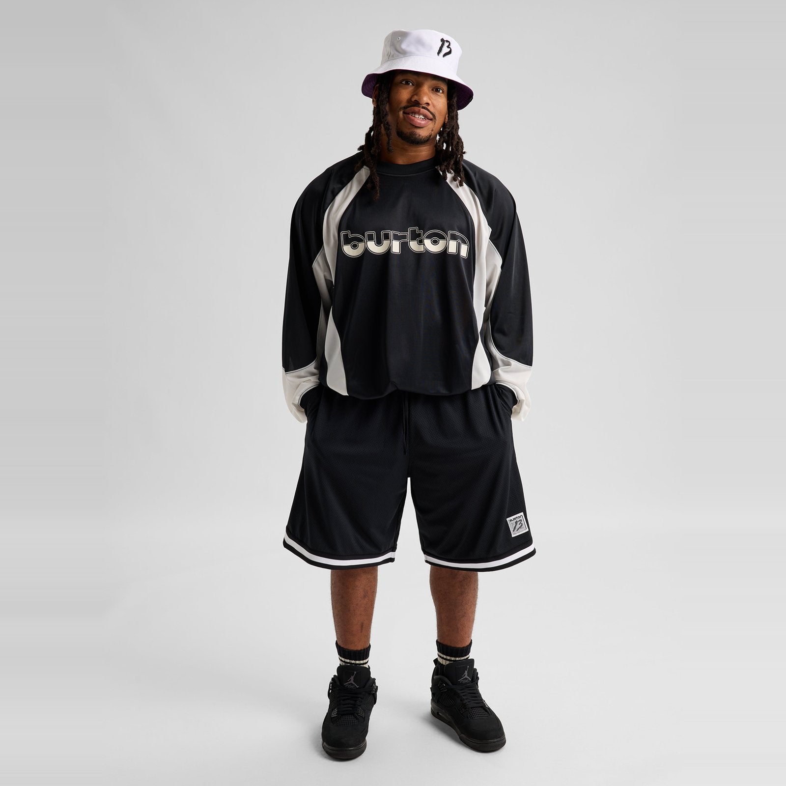 Mens Jersey Shorts True Black - Image 1