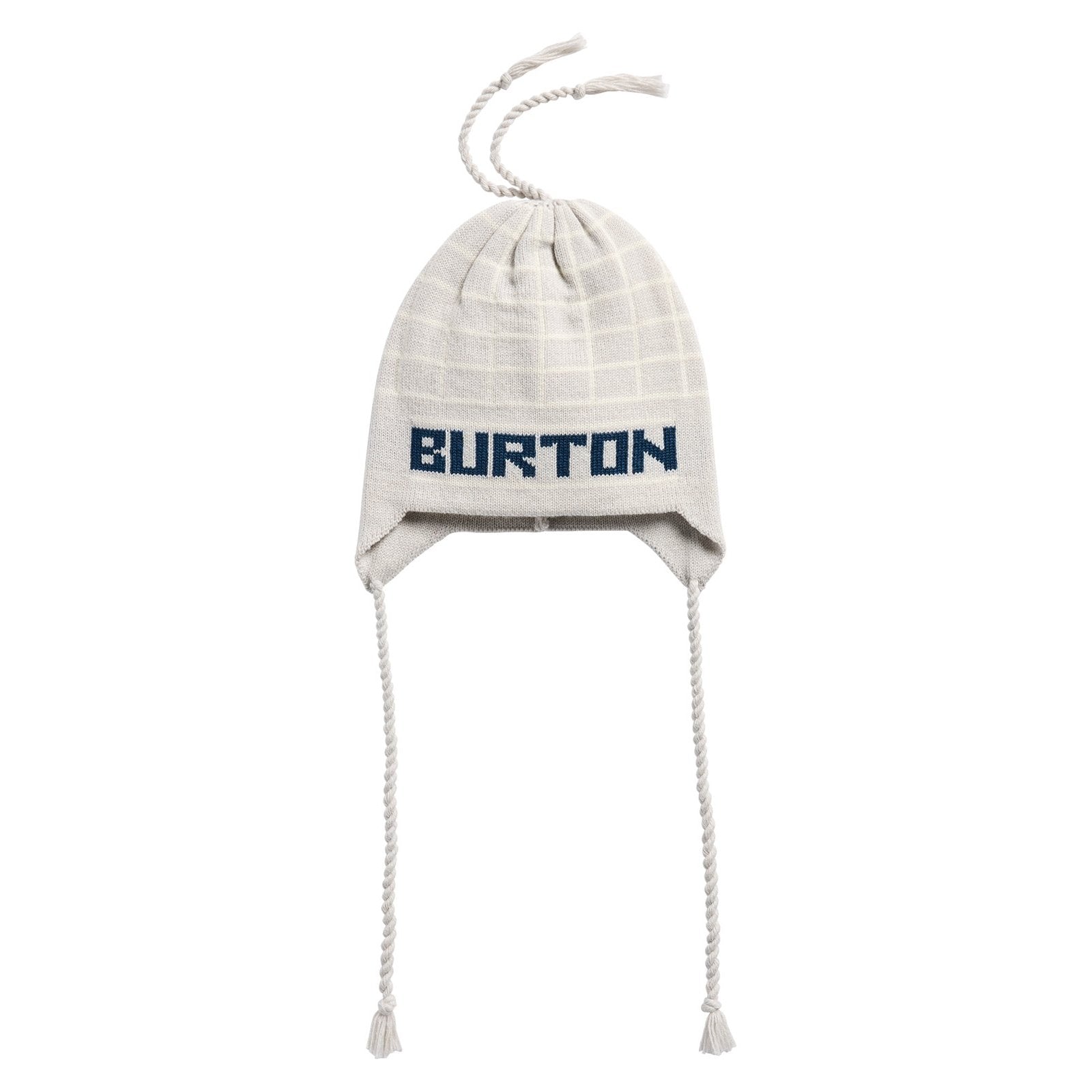 50Th 80'S Earflap Beanie Gray Heather / Stout White / Selvedge Blue - Image 1