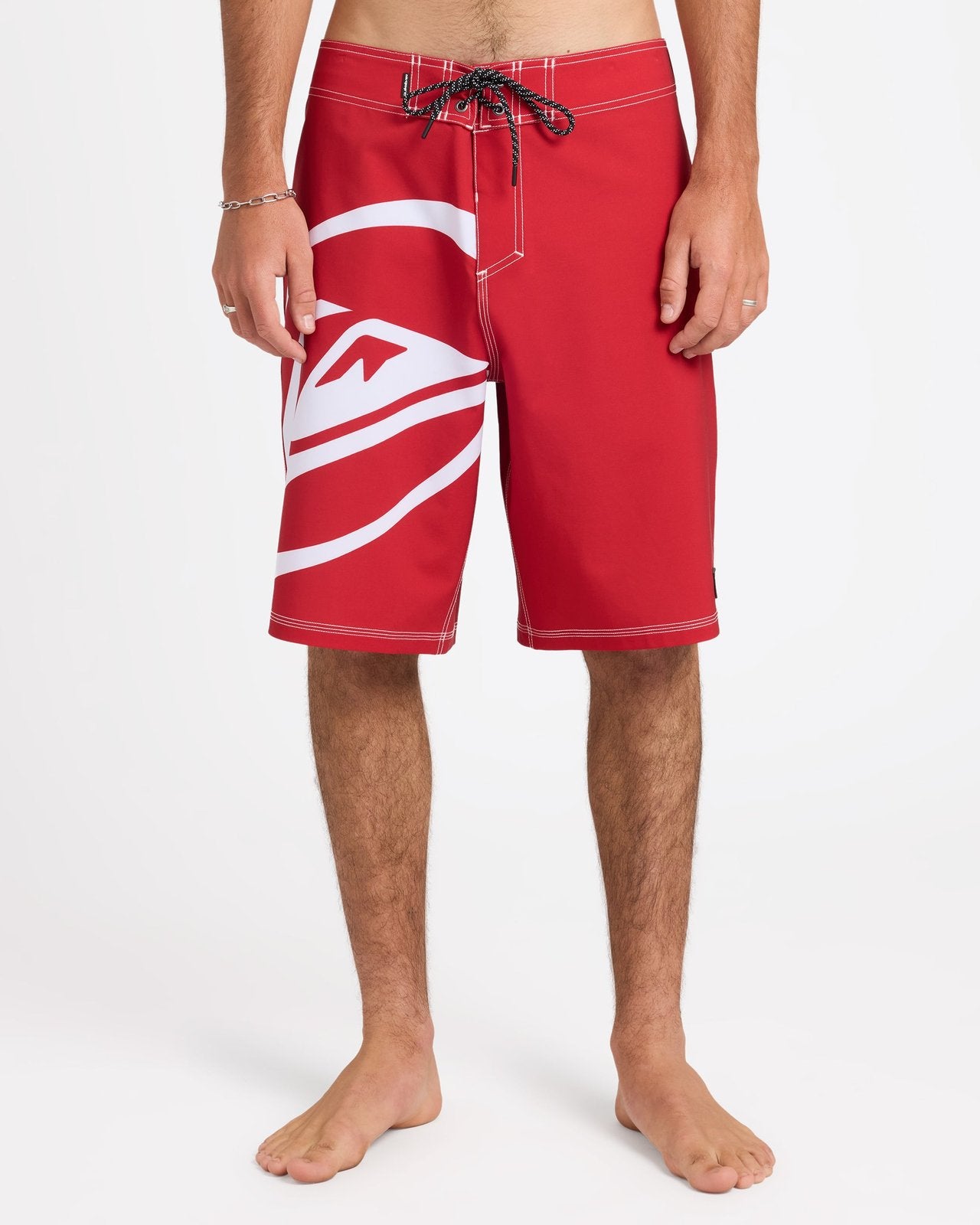 Mens Silicon 21" Board Shorts Salsa - Image 1