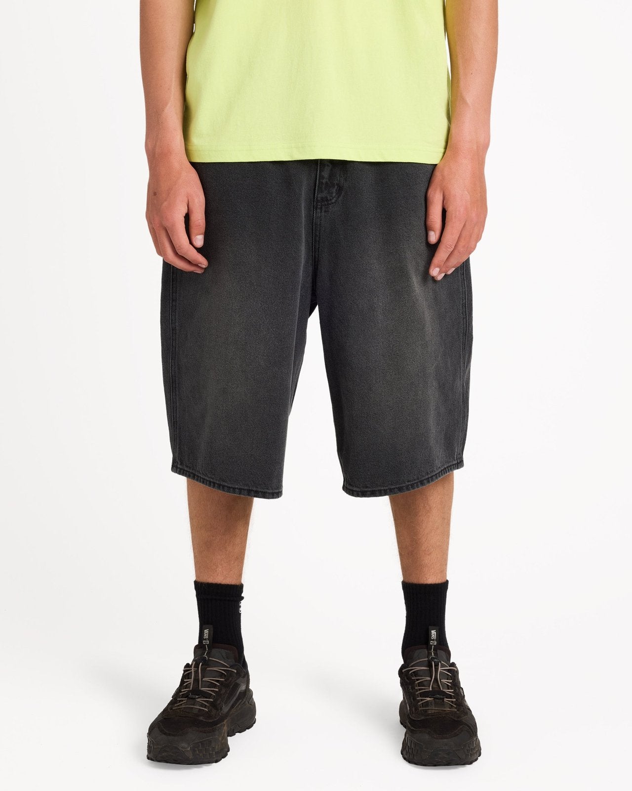 Mens Spec 73 Baggy Denim 23" Black - Image 1