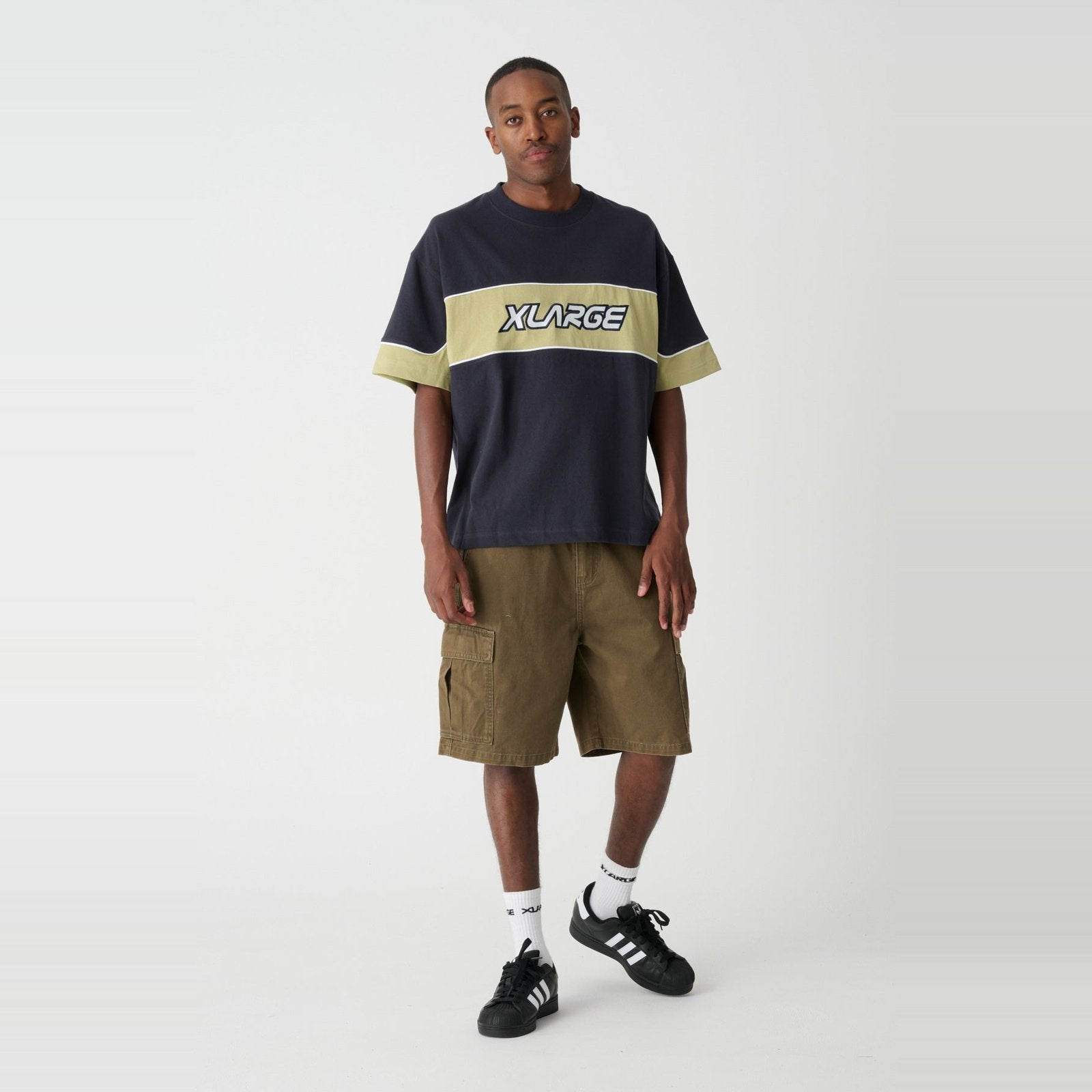 Jungle Panel Gorilla Fit Tee Pigment Captain Navy - Image 2