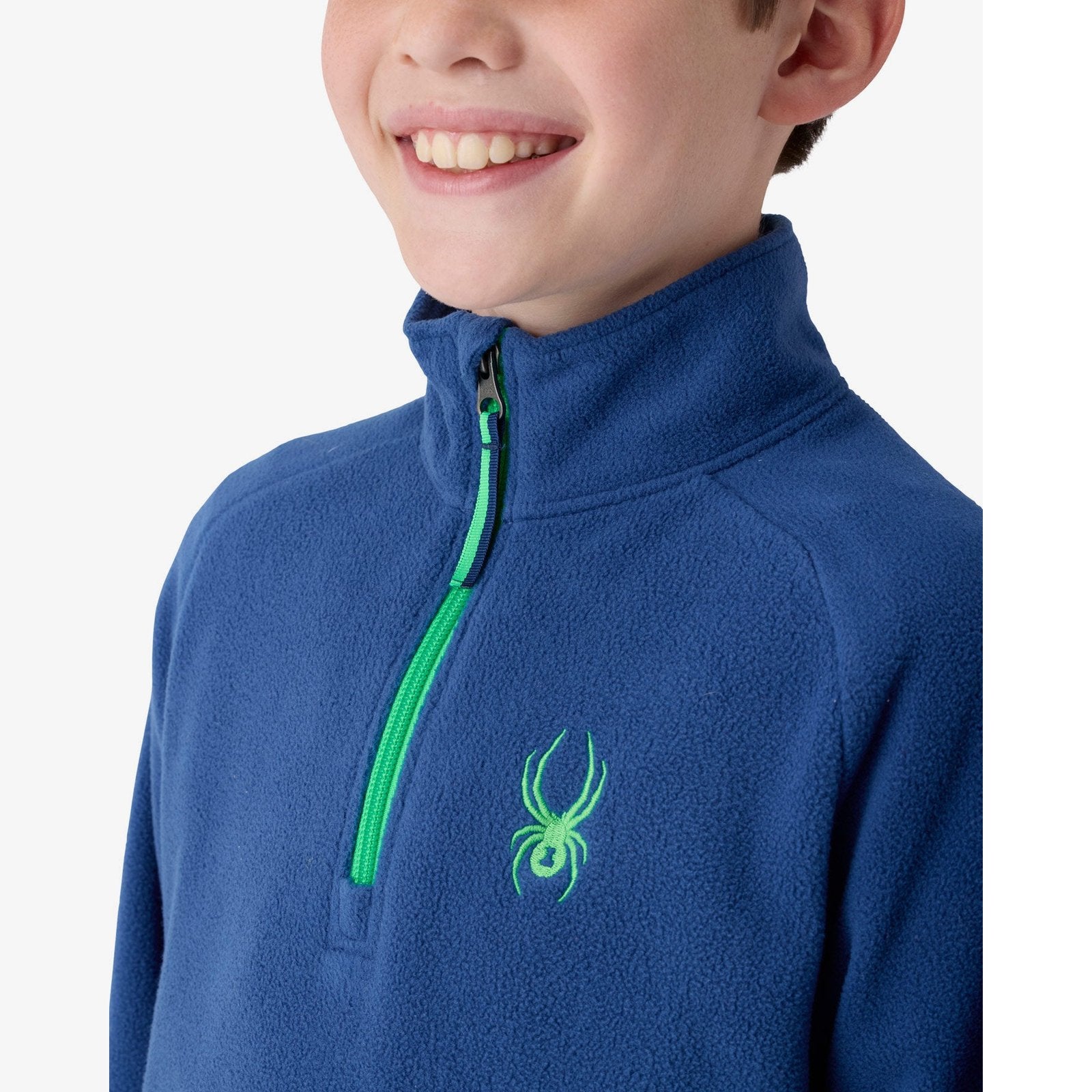Kids Speed Fleece 1/2 Zip Indigo - Image 2