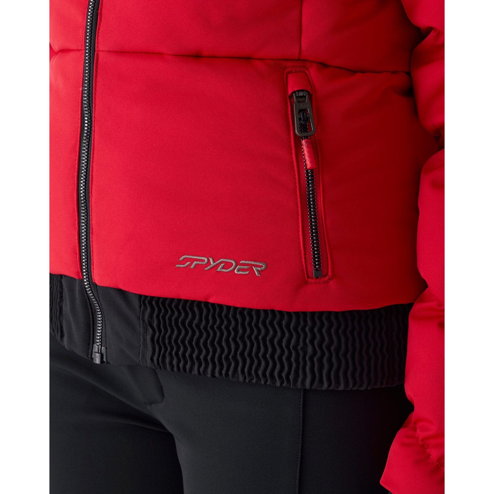 Womens Haven Jacket Spyder Red - Image 2