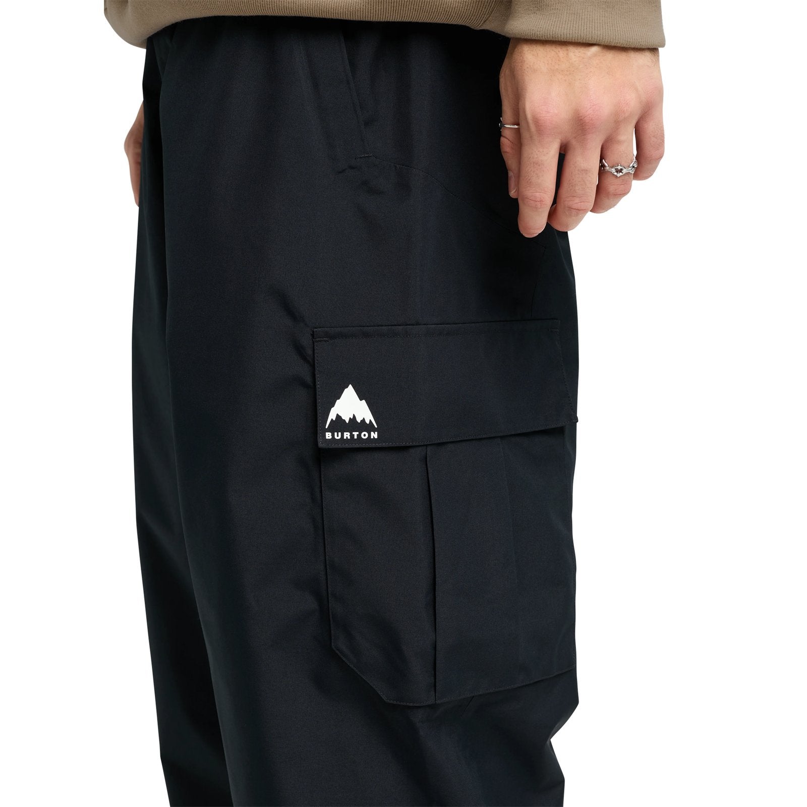 Mens Reserve 2L Baggy Pant True Black - Image 3