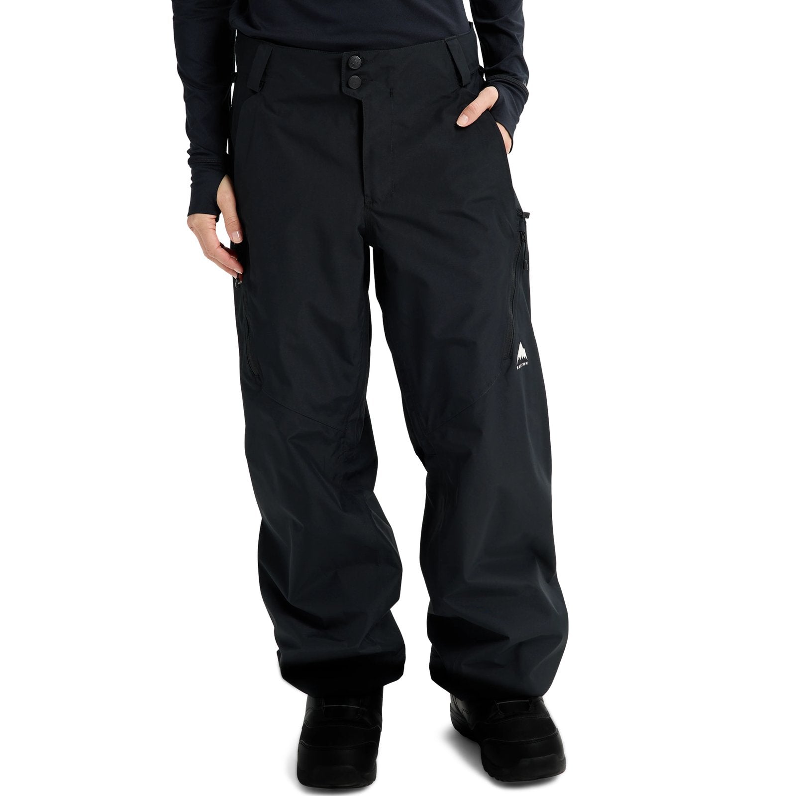 Womens Reserve 2L Relaxed Pants True Black - Image 2