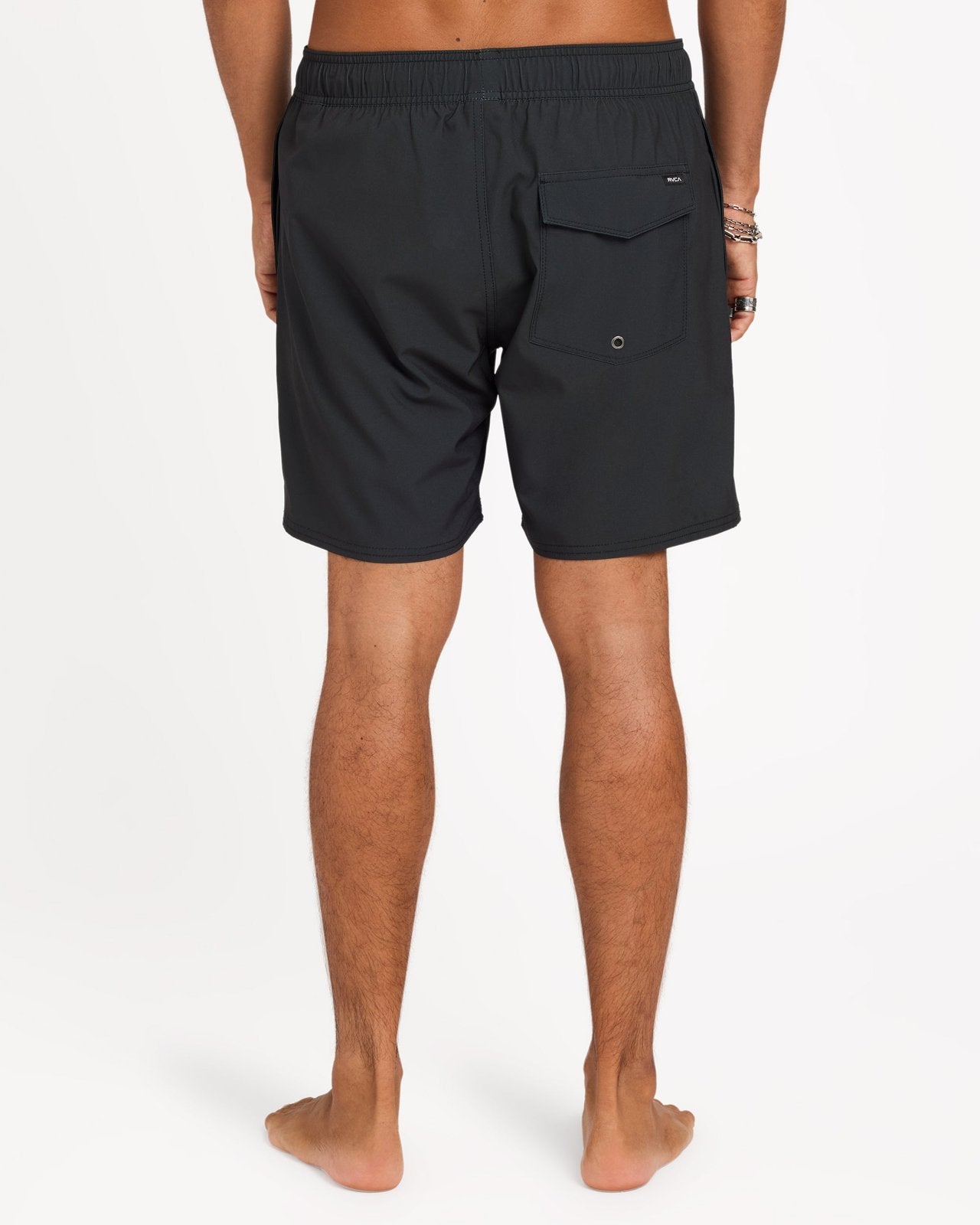 Mens Trad Eagle Boardshorts Pirate Black - Image 2