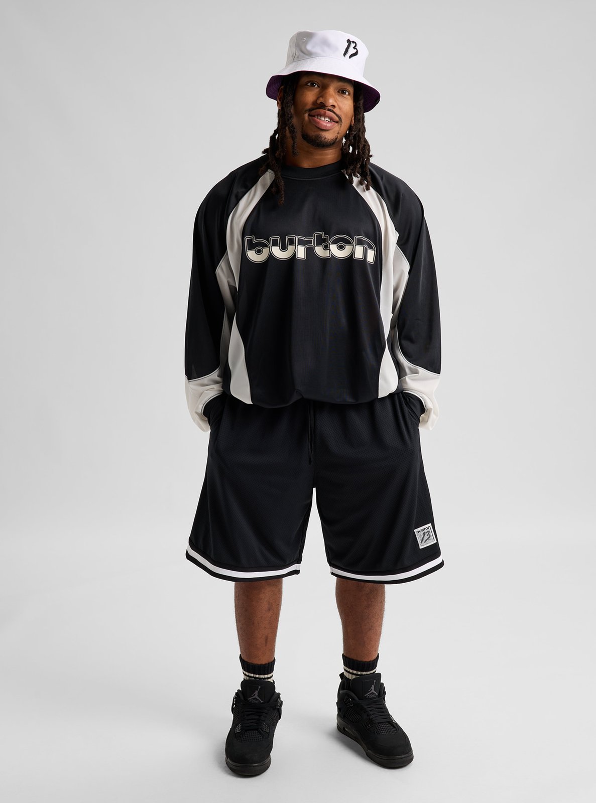 Mens Jersey Shorts True Black - Image 2