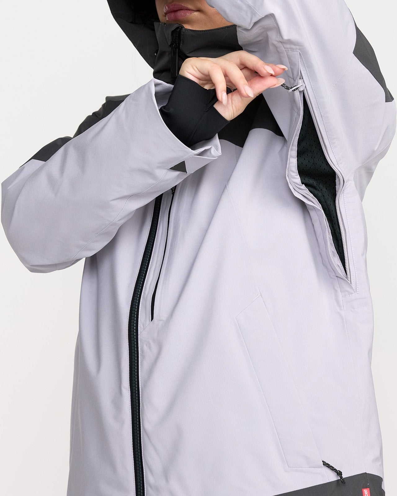 Womens 3D Stretch Gore Jacket Lavender Aura - Image 2