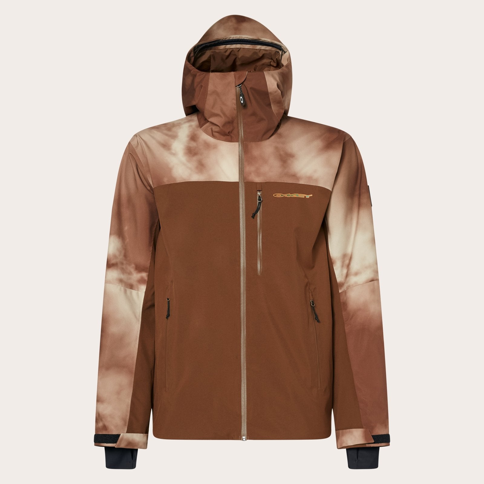 Tc Skull Reduct Shell Jacket Carafe / Brown Clouds Print - Image 2