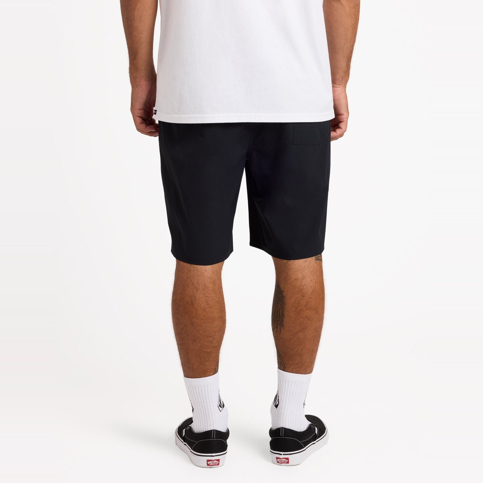 Mens Frickin Cross Shred 19" Board Shorts Black - Image 3