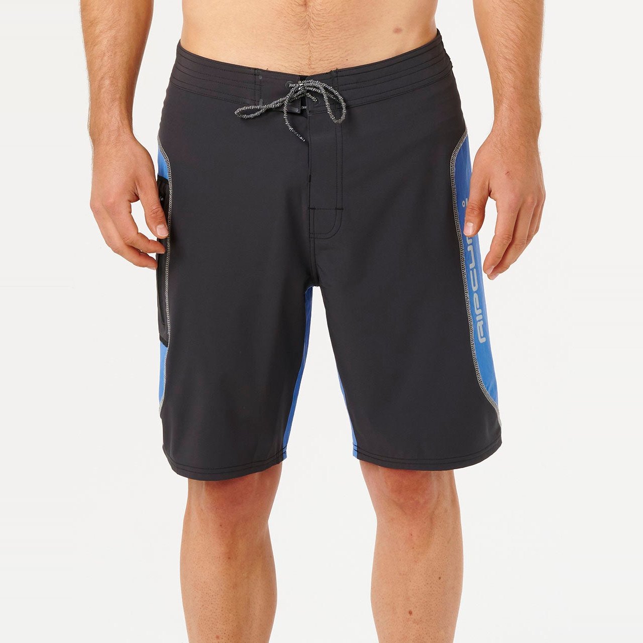 Mirage 20" Pine Night Board Shorts Black / Blue - Image 3