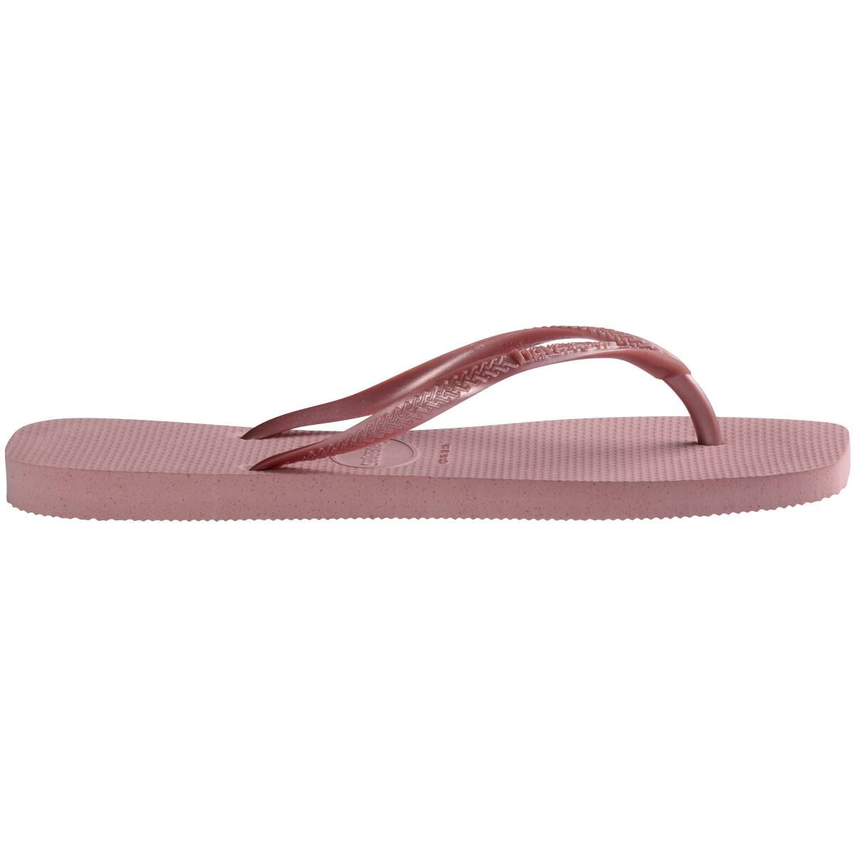 Slim Square Toe Thongs Purple Clay - Image 3