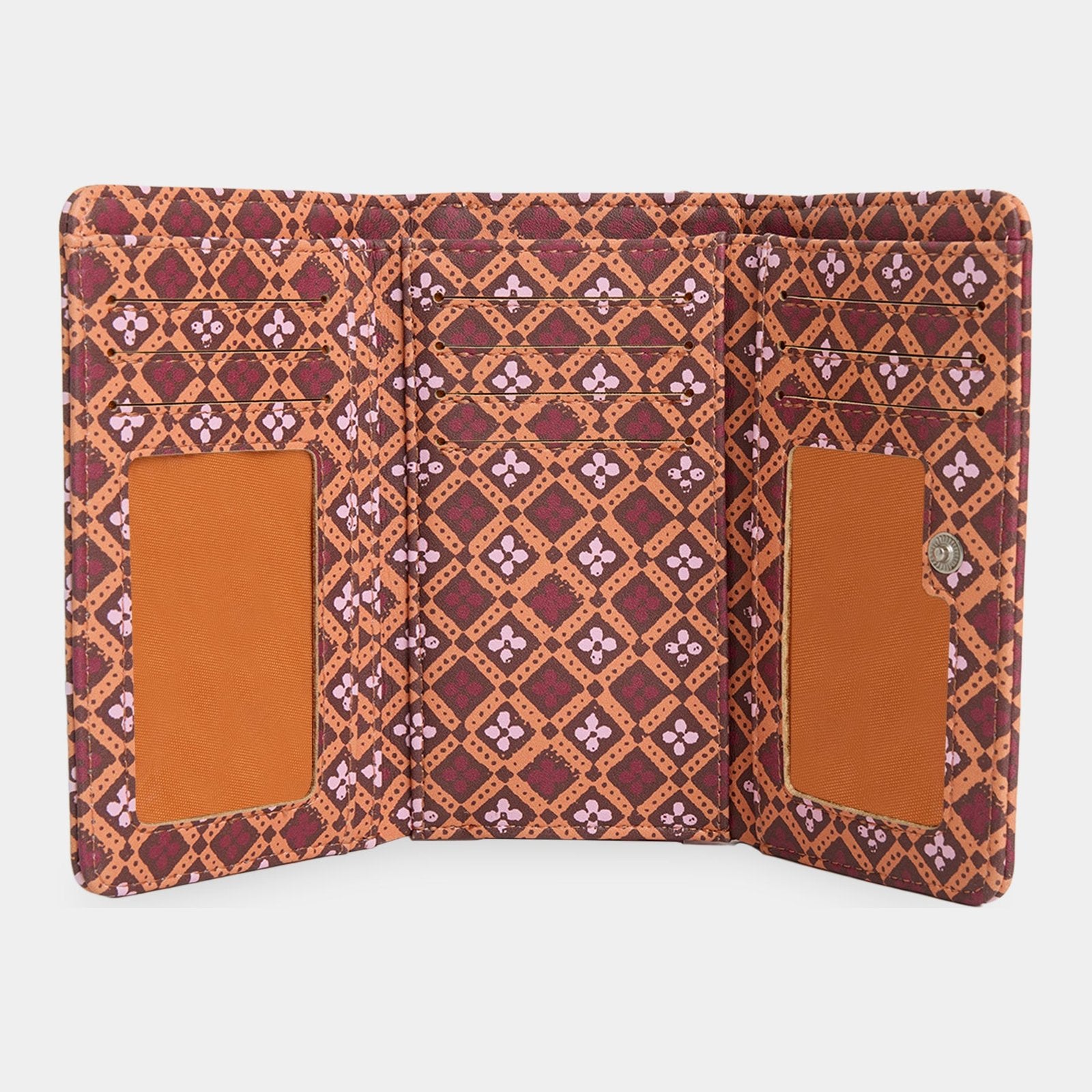 Womens Crazy Diamond Wallet Dusty Orange - Image 3