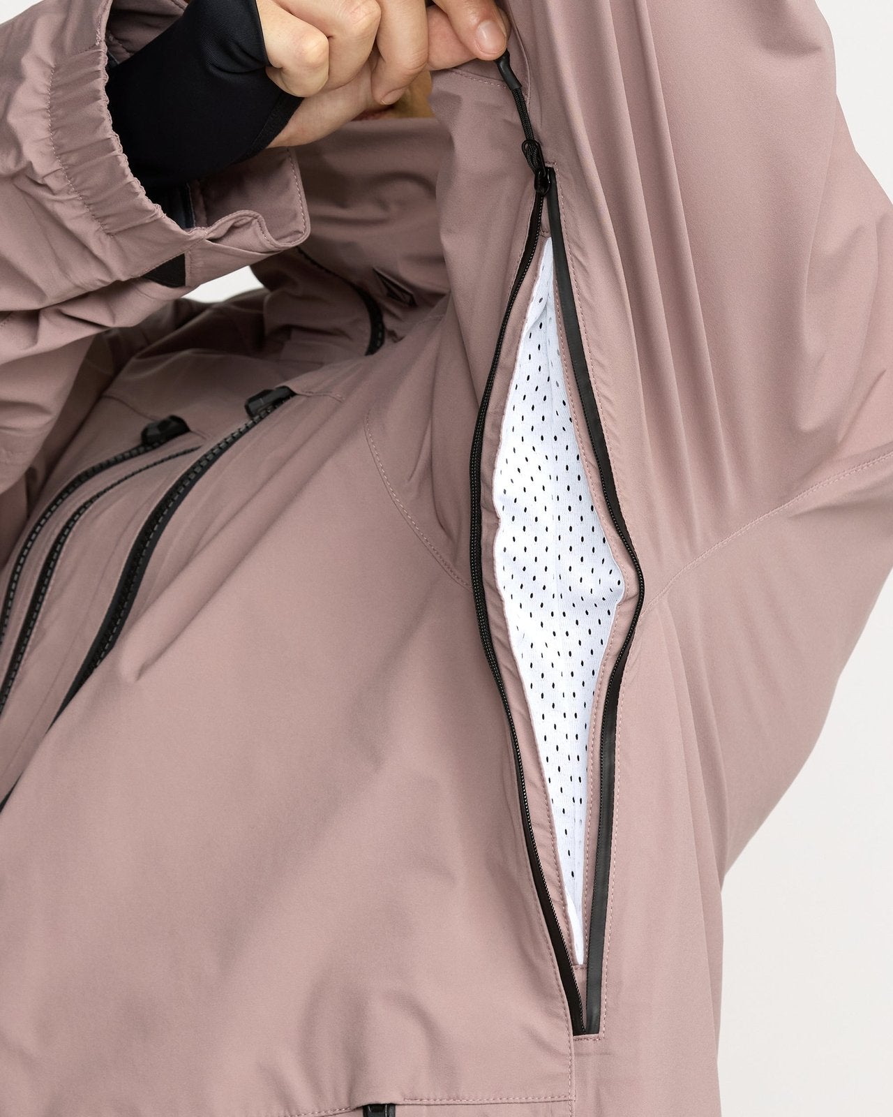 Mens Guch Stretch Gore Jacket Mauve - Image 3