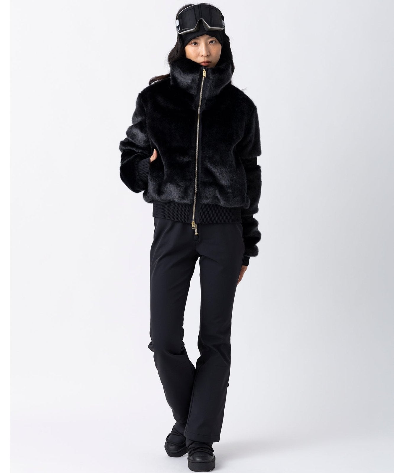 Womens Femjet Bib Pants Black - Image 3