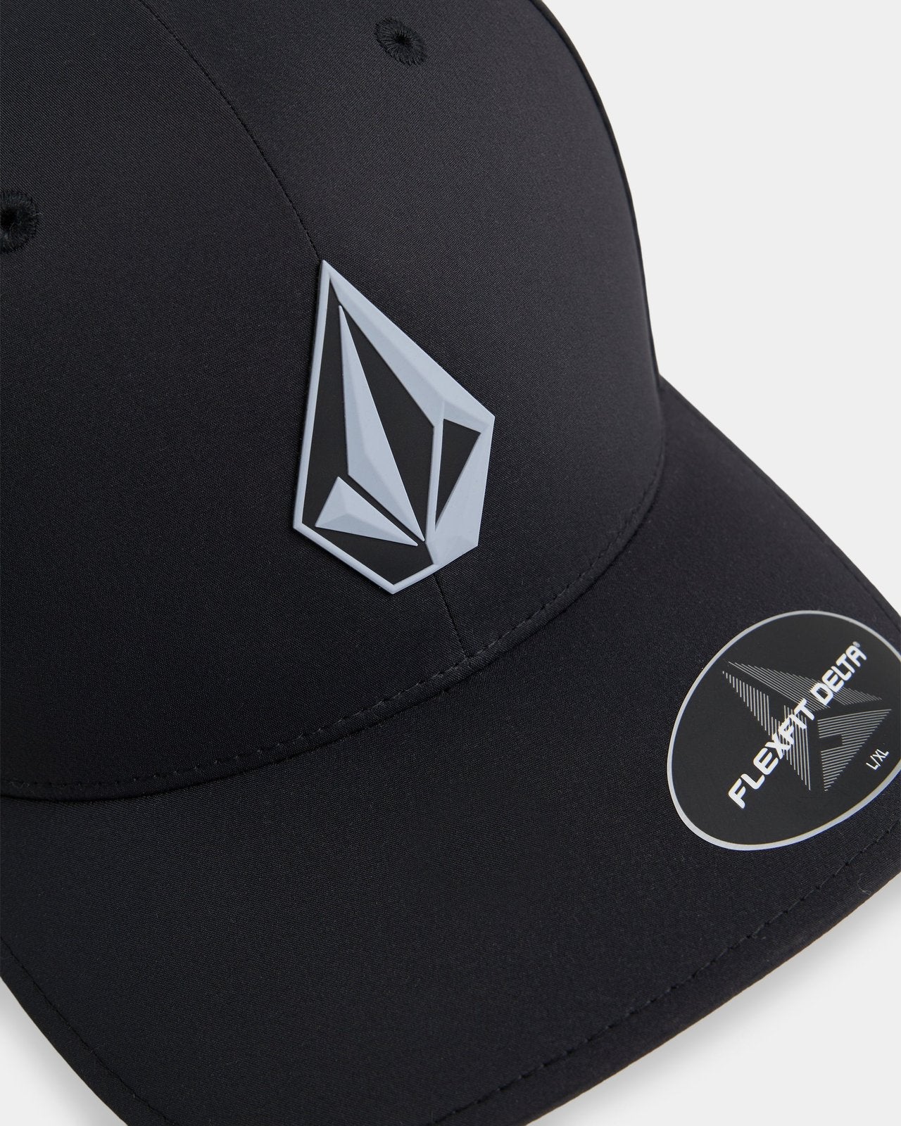 Mens Stone Tech Flexfit Delta Hat Black - Image 3