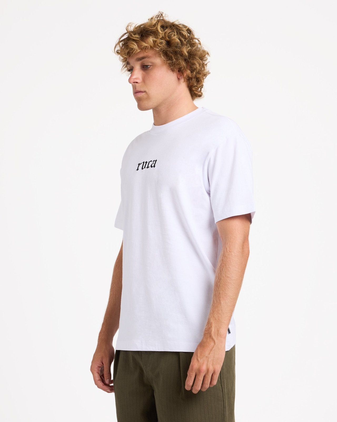 Mens Old T-Shirt White - Image 3