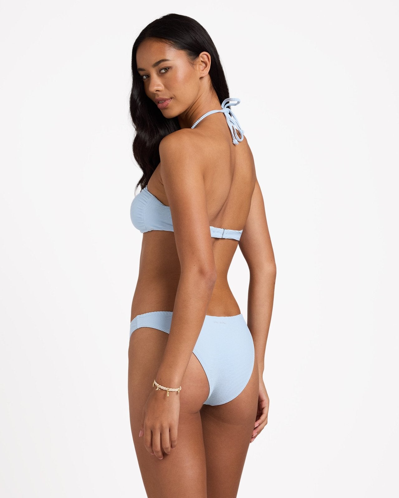 Womens Tanlines Hike Pant Bikini Bottom Cool Blue - Image 3