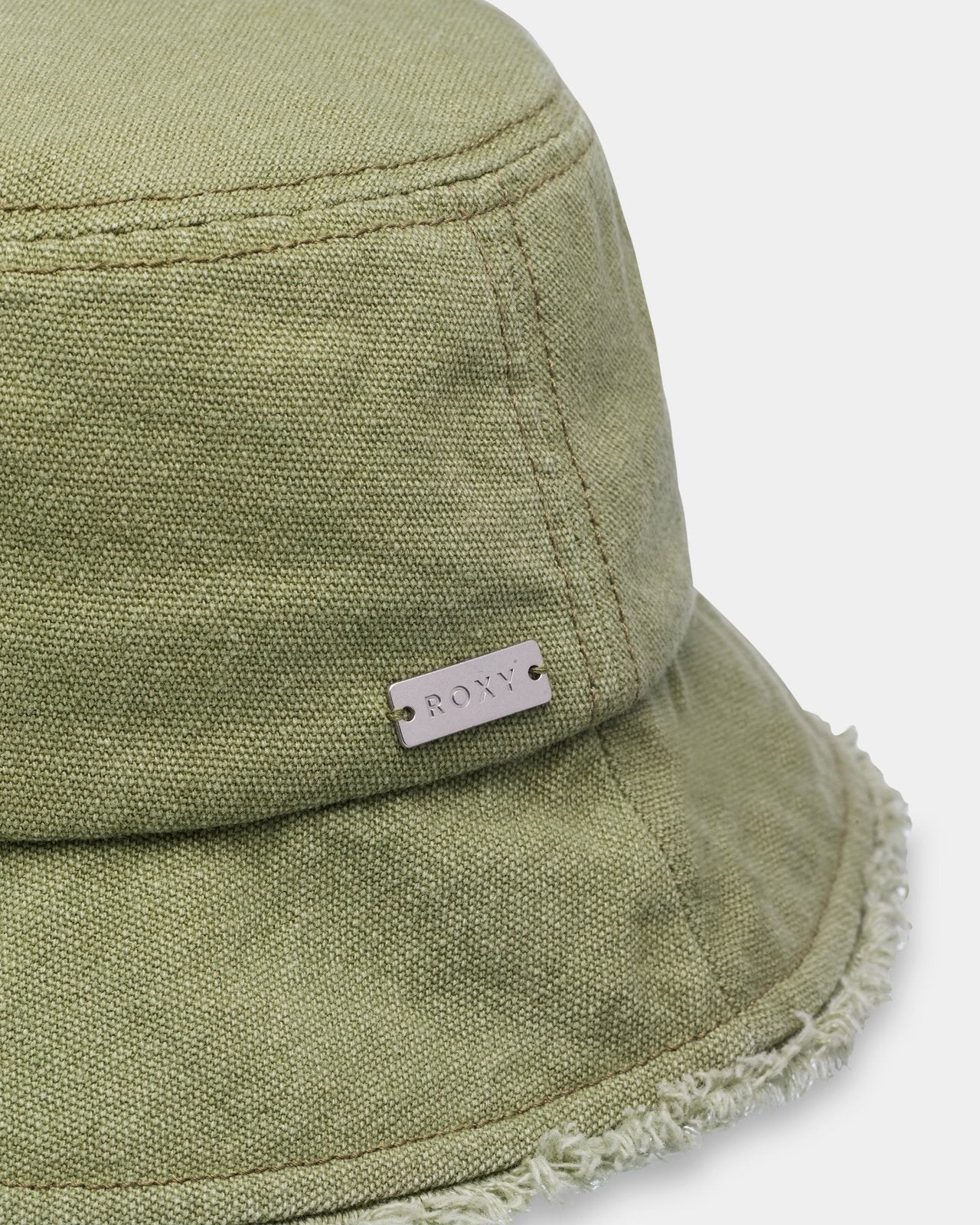Womens Victim Of Love Bucket Hat Oil Green - Image 3