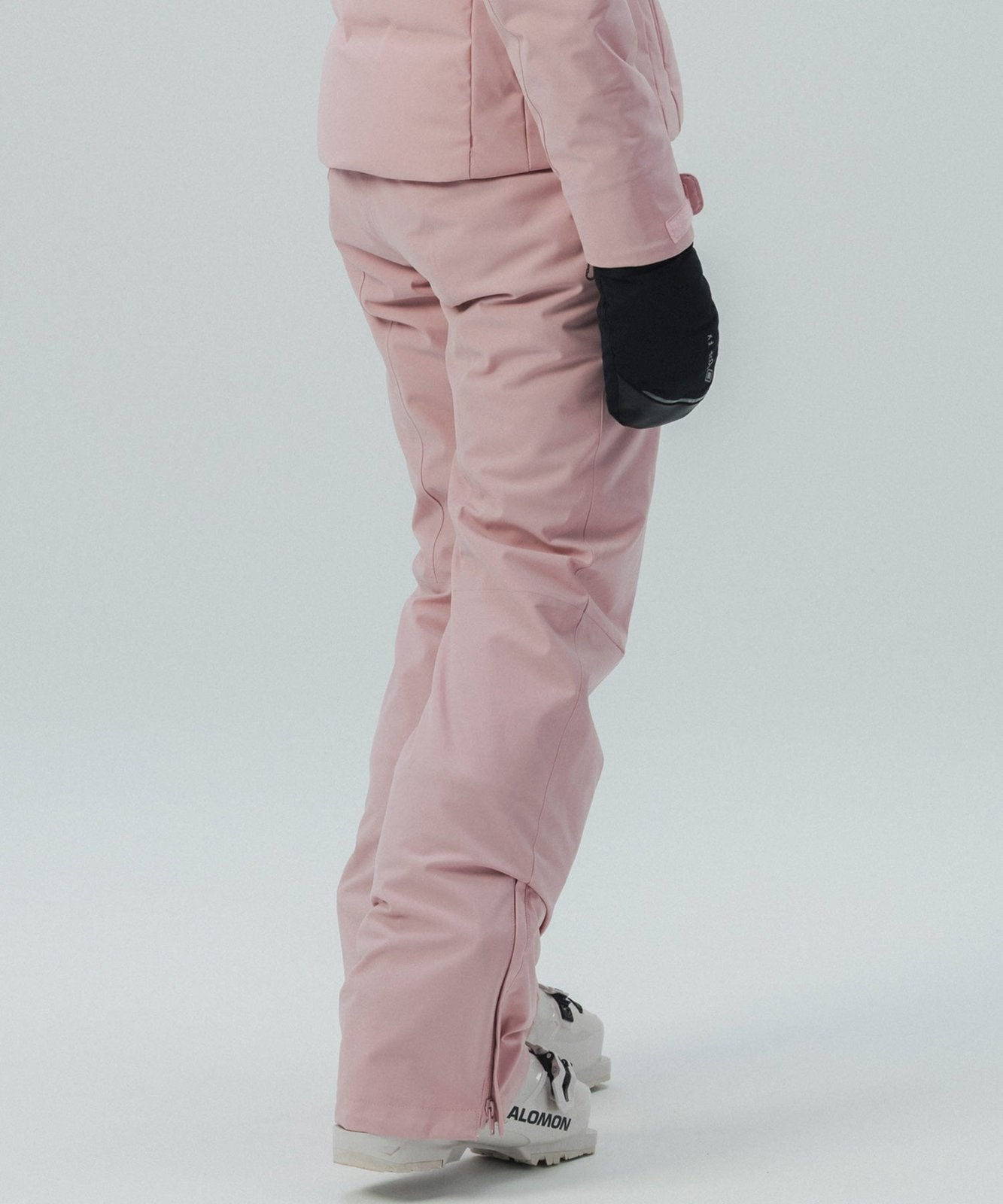 Womens Side Pocket Accent Pants Light Pink - Image 3