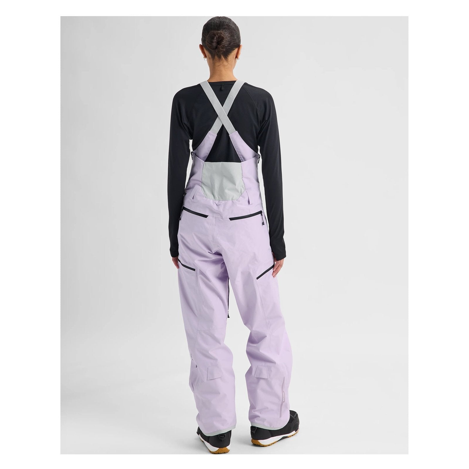 Womens Reserve Gore-Tex 2L Bib Pants Moondust Purple - Image 3