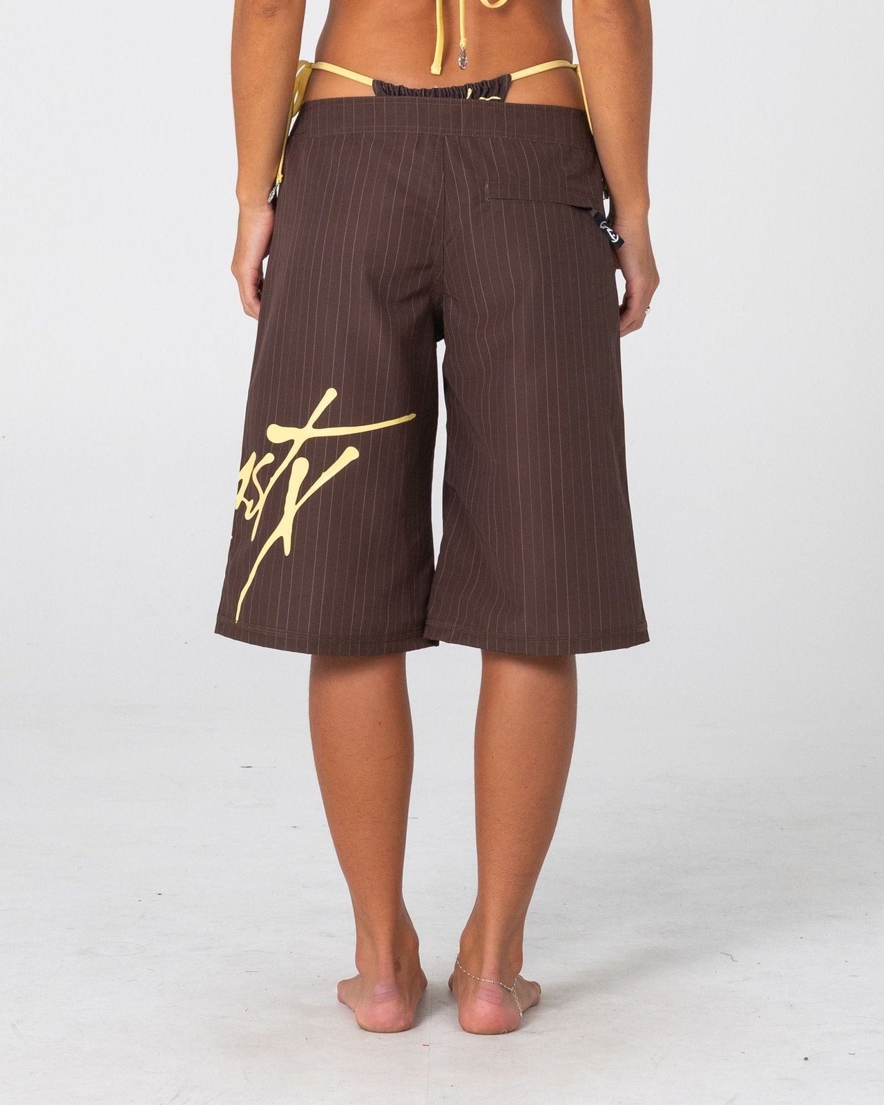 Cyberpunk Long Baggy Boardshort Java / Yellow - Image 3