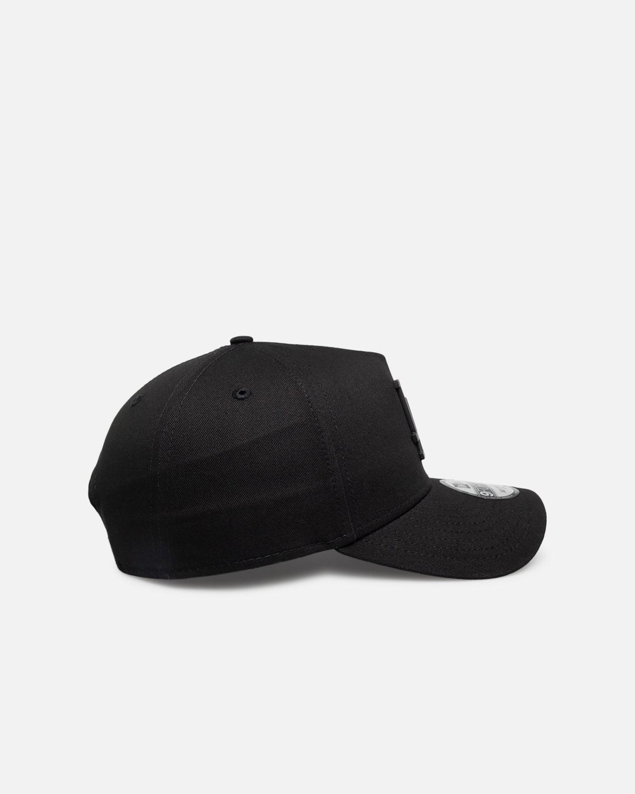 Los Angeles Dodgers 9FORTY A-Frame Snapback - Black Metal Badge - Image 3