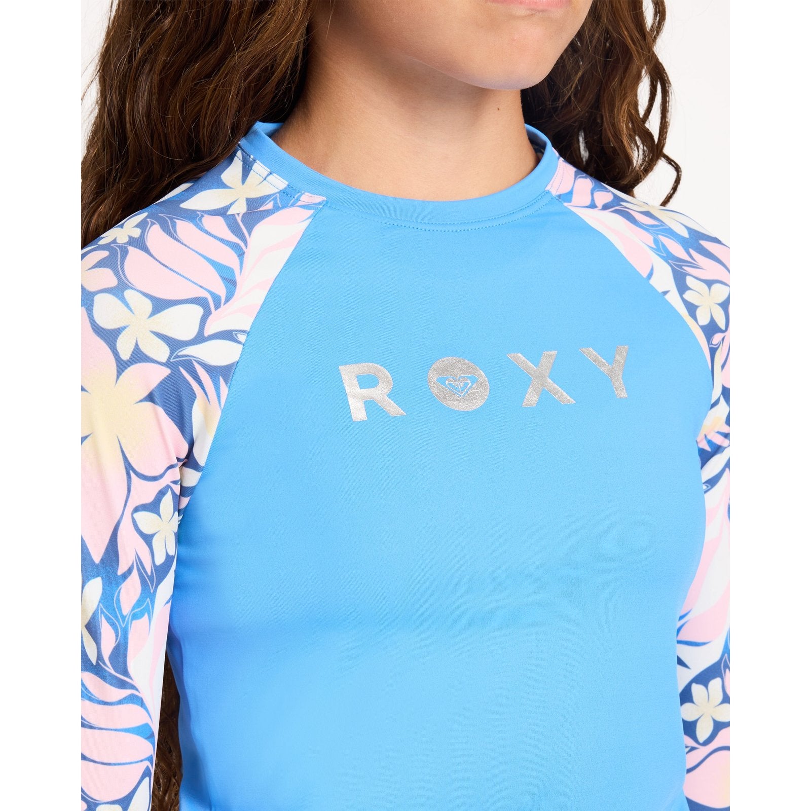 Girls 8-16 Active Moves UPF 50 Long Sleeve Rash Vest Marina - Image 4