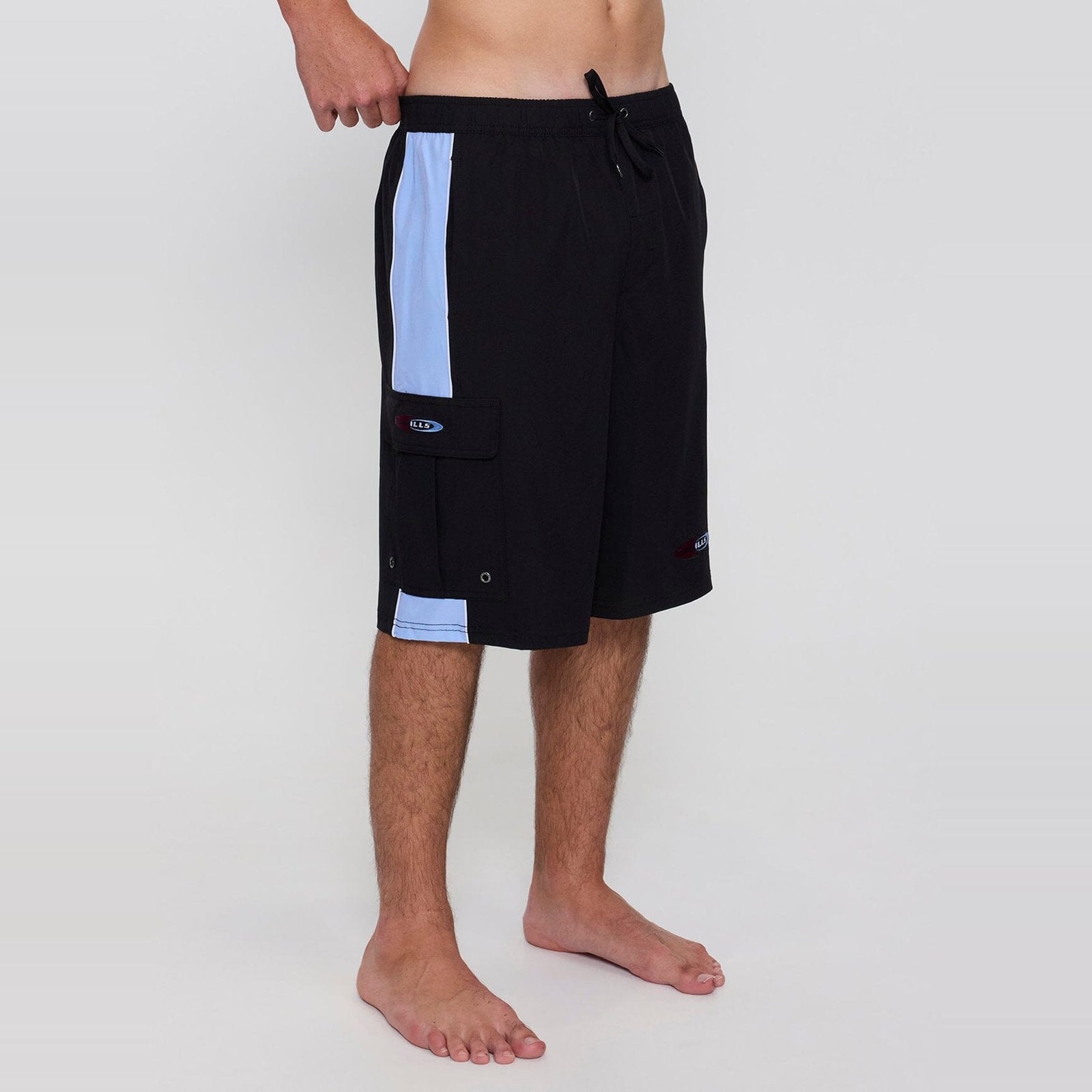 Mad Dogs Big Slacker Elastic Board Shorts Black - Image 4