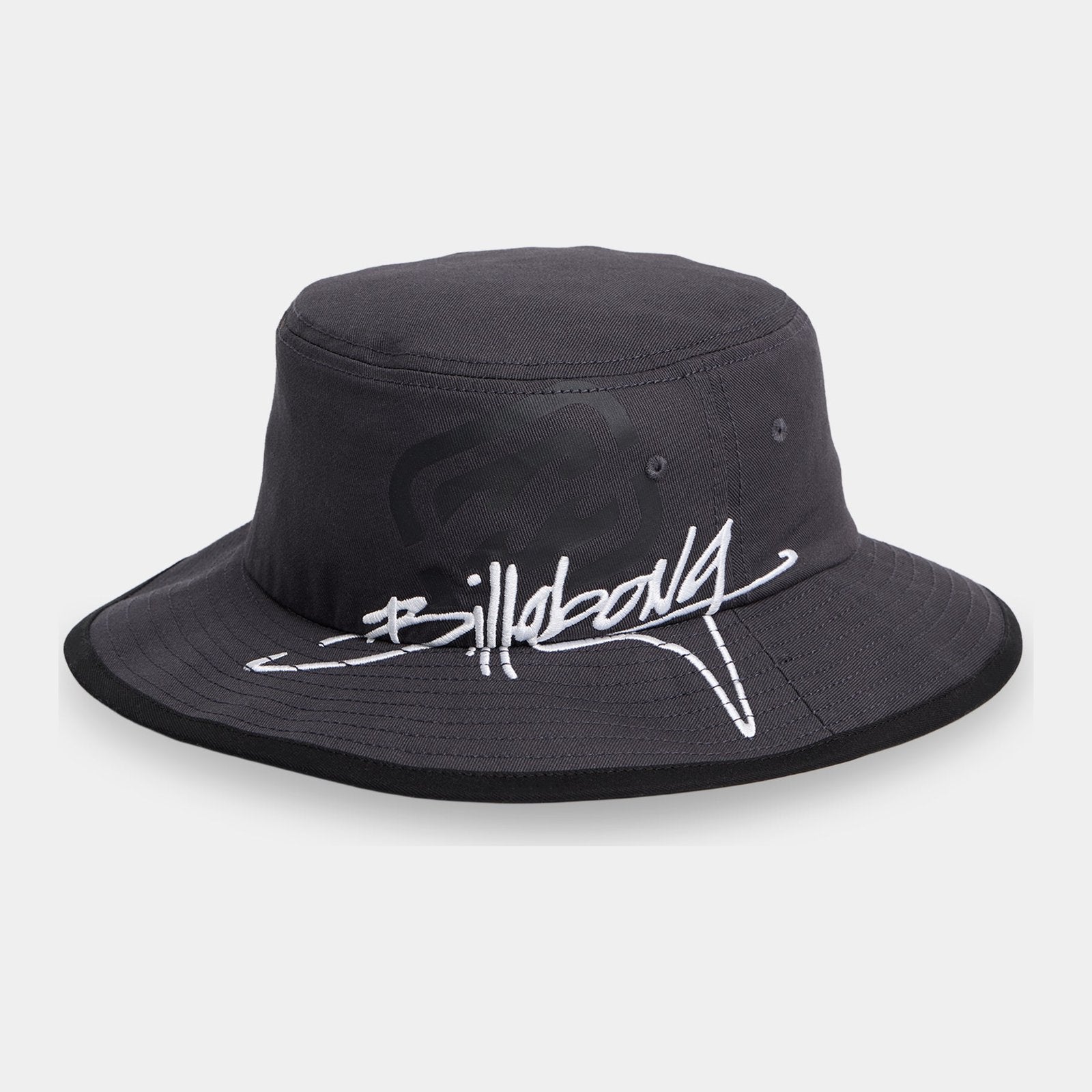Mens Script Boonie Hat Raven - Image 4