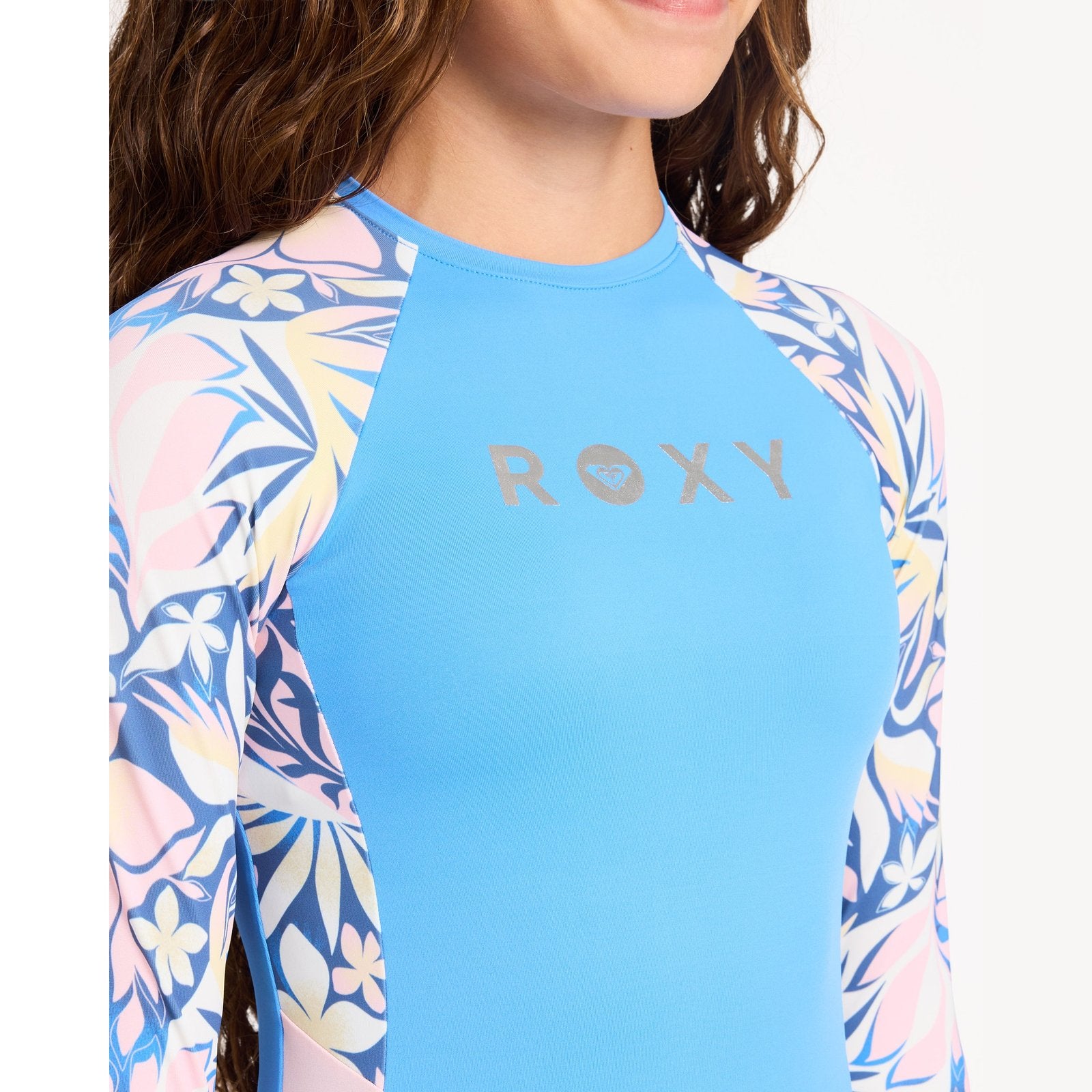 Girls 8-16 Active Moves Long Sleeve One Piece Swimsuit Marina - Image 4