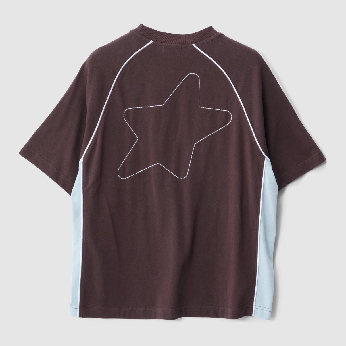 Star Panel Gorilla Fit Tee Chocolate - Image 4