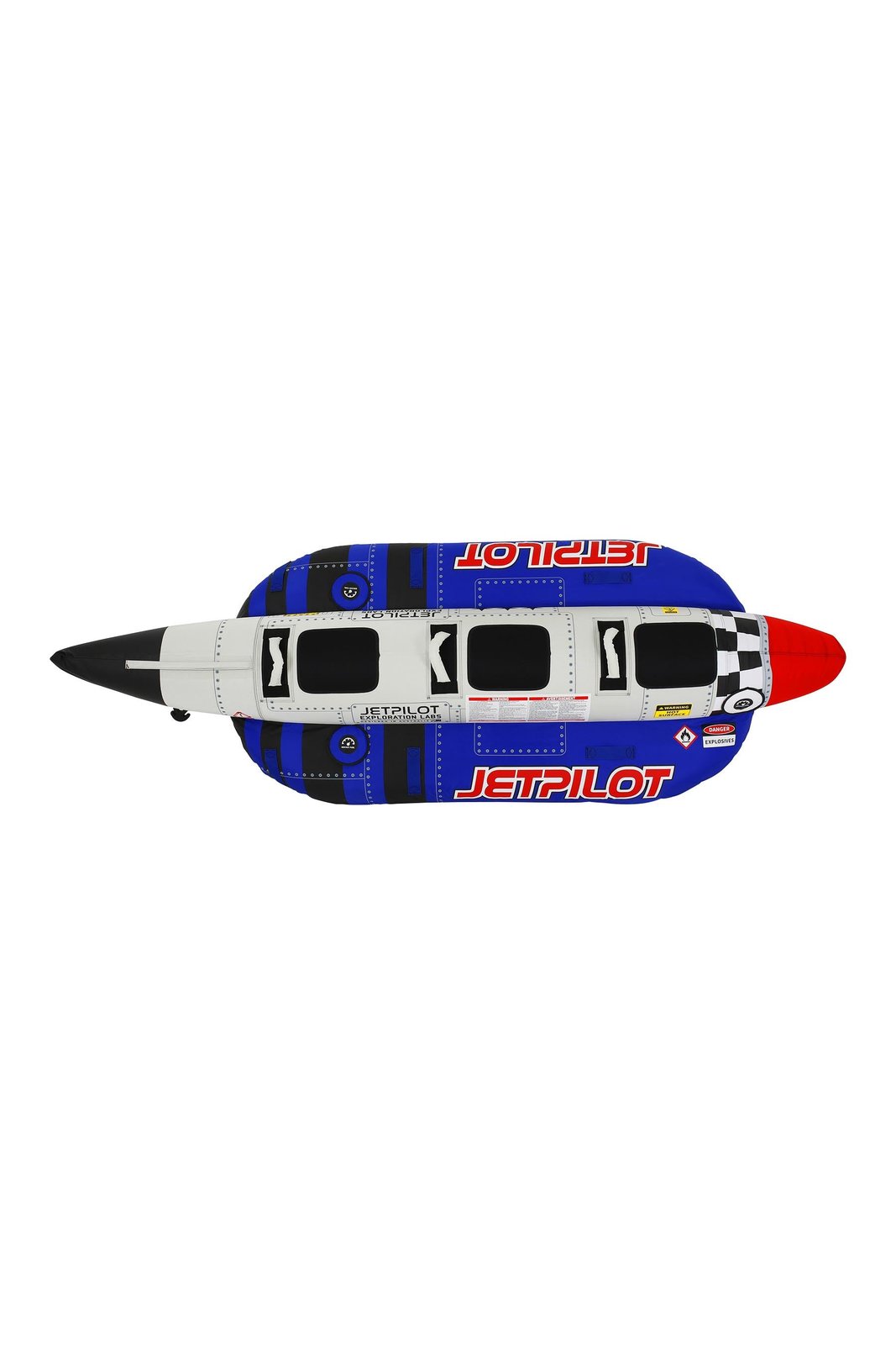 Blast Off 3 Person Ski Tube Silver - Image 4