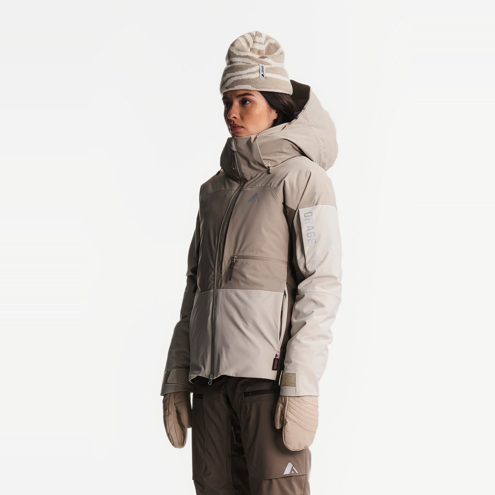 Womens Glades Hybrid Insulated Jacket Scree - Image 4