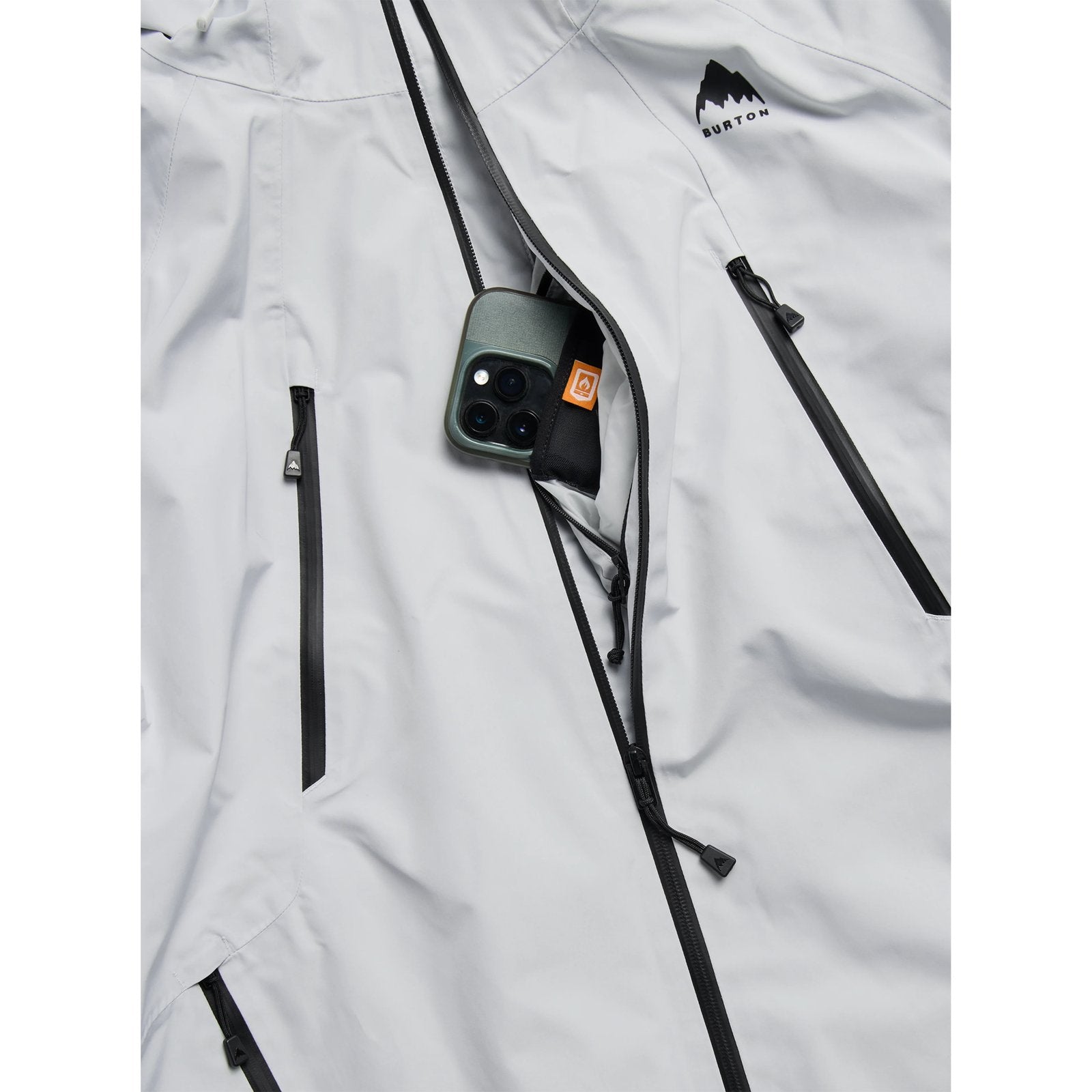 Mens Reserve Gore-Tex 2L Jacket Gray Cloud - Image 4