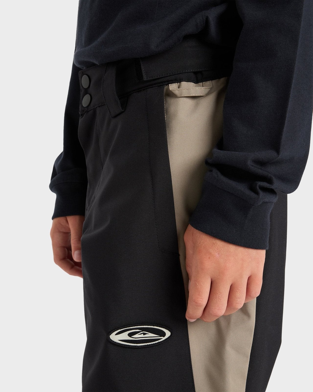 Boys 8-16 Snow Down Snow Pants True Black - Image 4