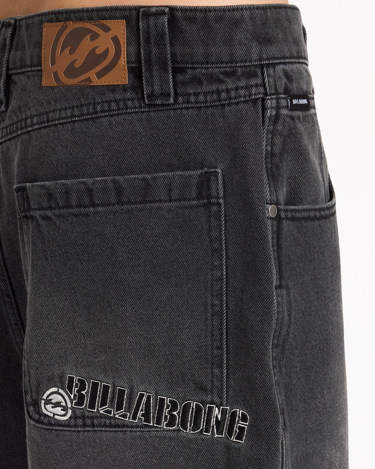 Mens Spec 73 Baggy Denim 23" Black - Image 4