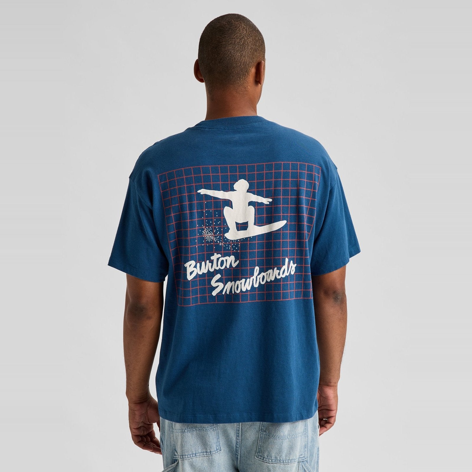 50th 83 Squared Short Sleeve T-Shirt Selvedge Blue - Image 4