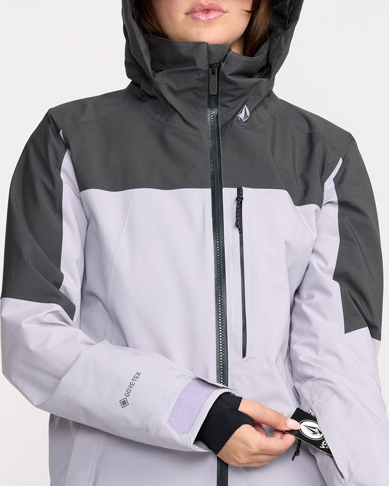 Womens 3D Stretch Gore Jacket Lavender Aura - Image 4