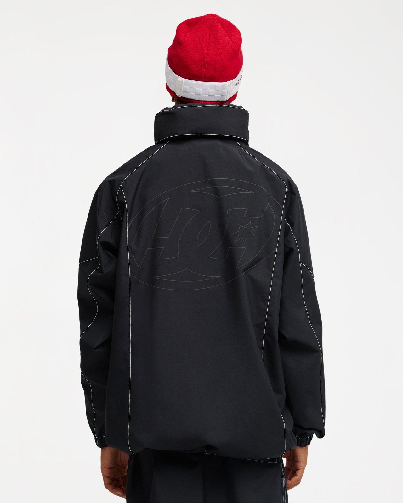 Mens Trackstar 10K Snow Jacket Black - Image 4