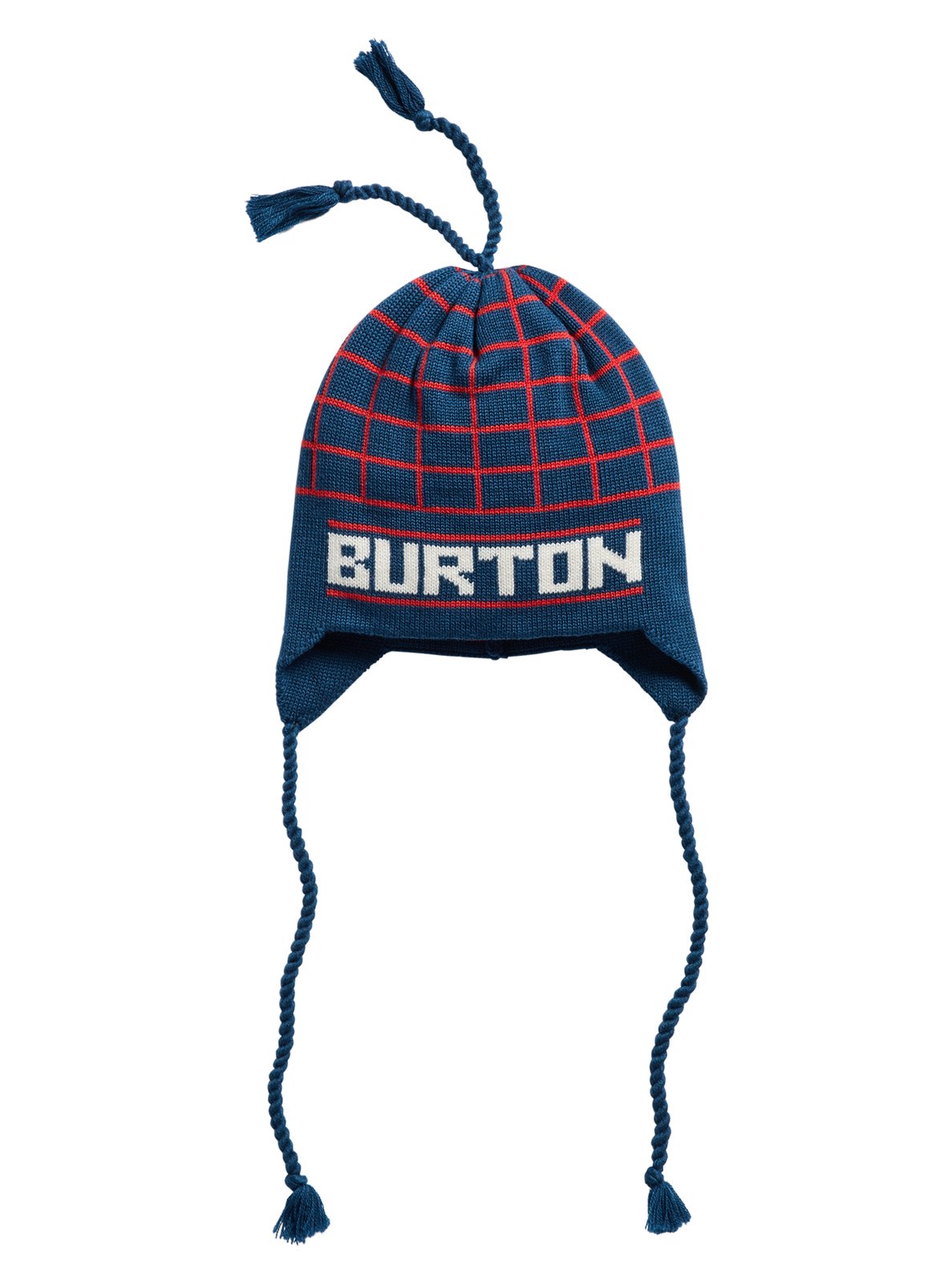 50Th 80'S Earflap Beanie Selvedge Blue / Performer Red / Stout White - Image 4