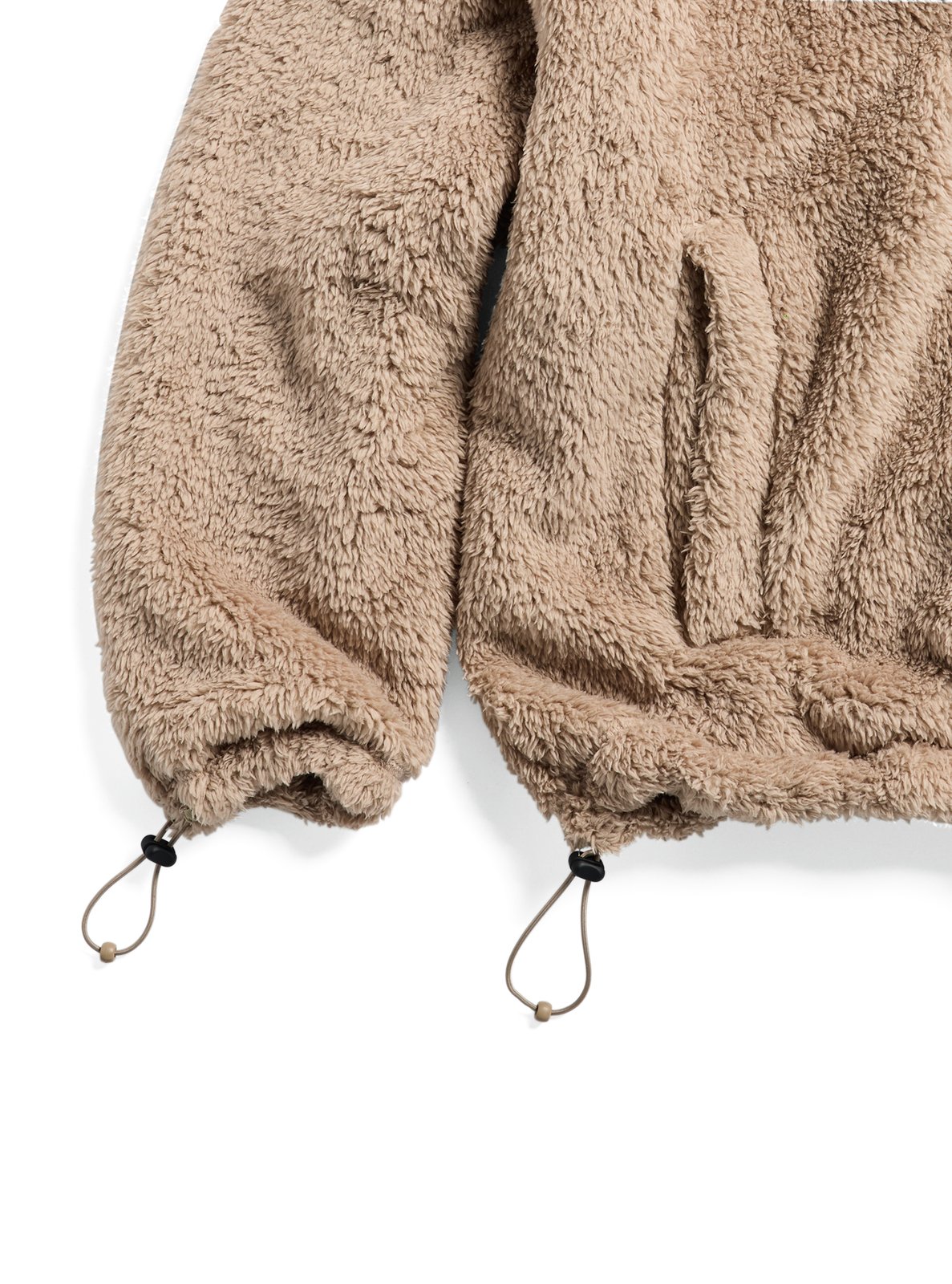 Womens Lemma Fleece Pullover Summit Taupe - Image 4