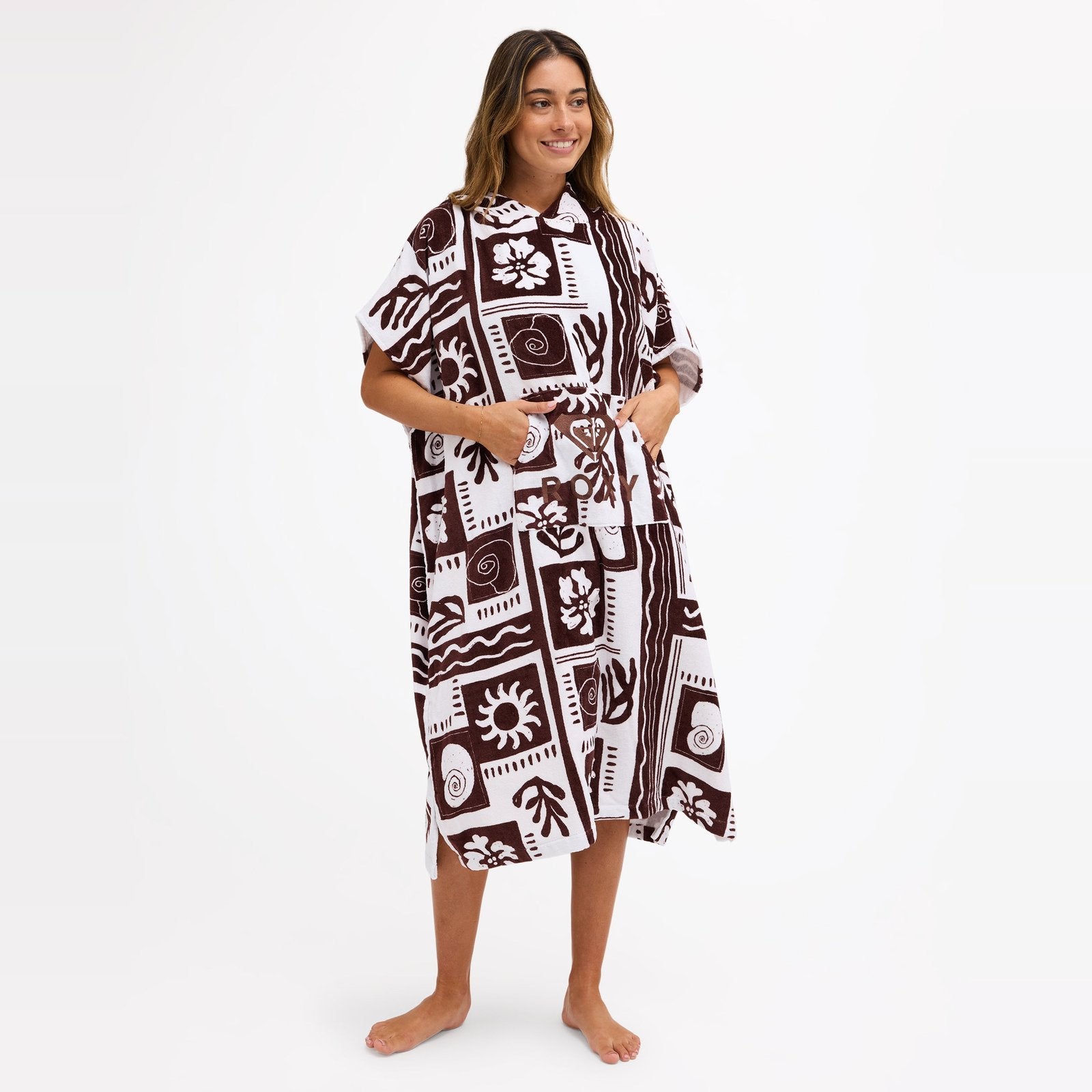 Womens Stay Magical Hooded Towel Java - Image 5