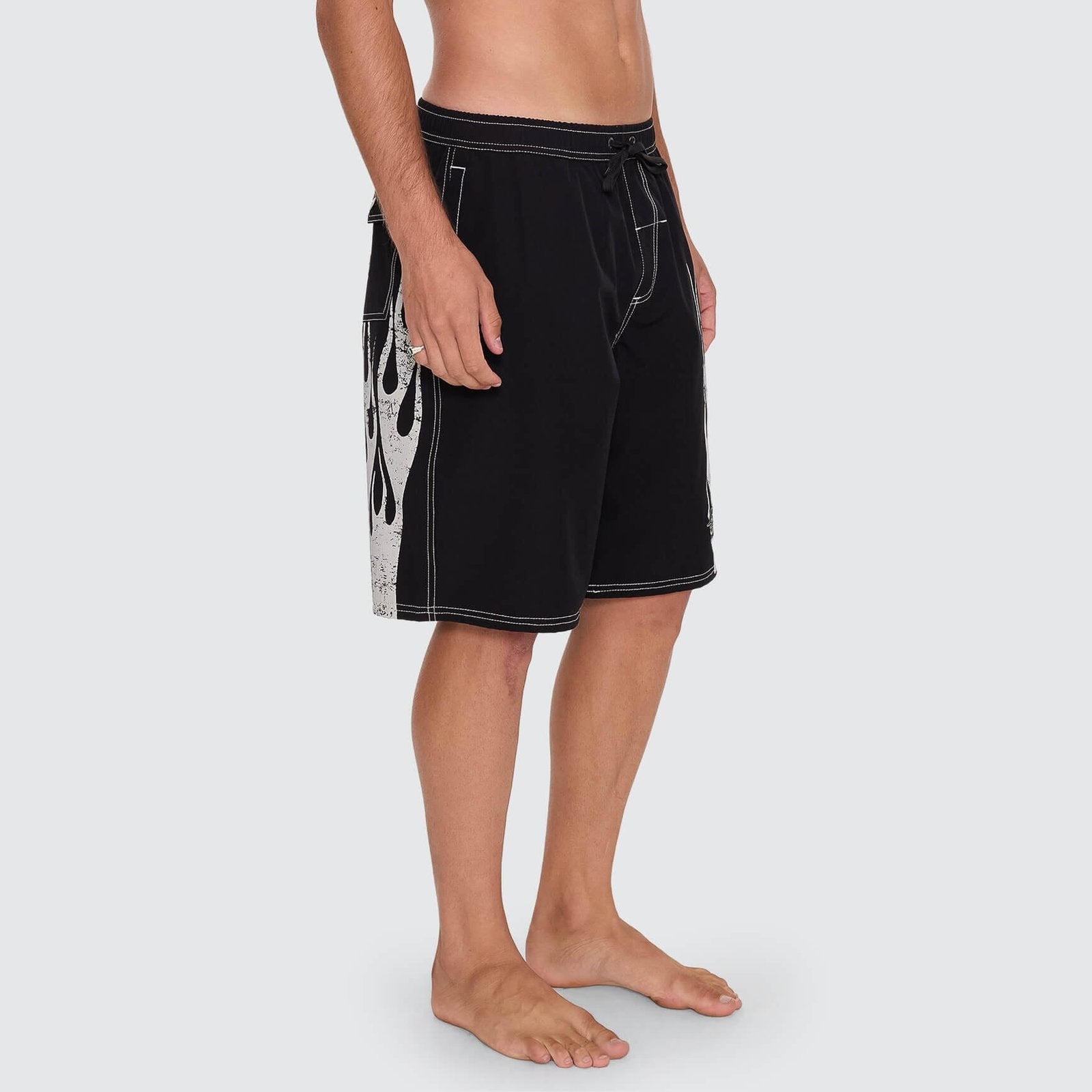 Mind Over Matter Elastic Boardshort Black - Image 5
