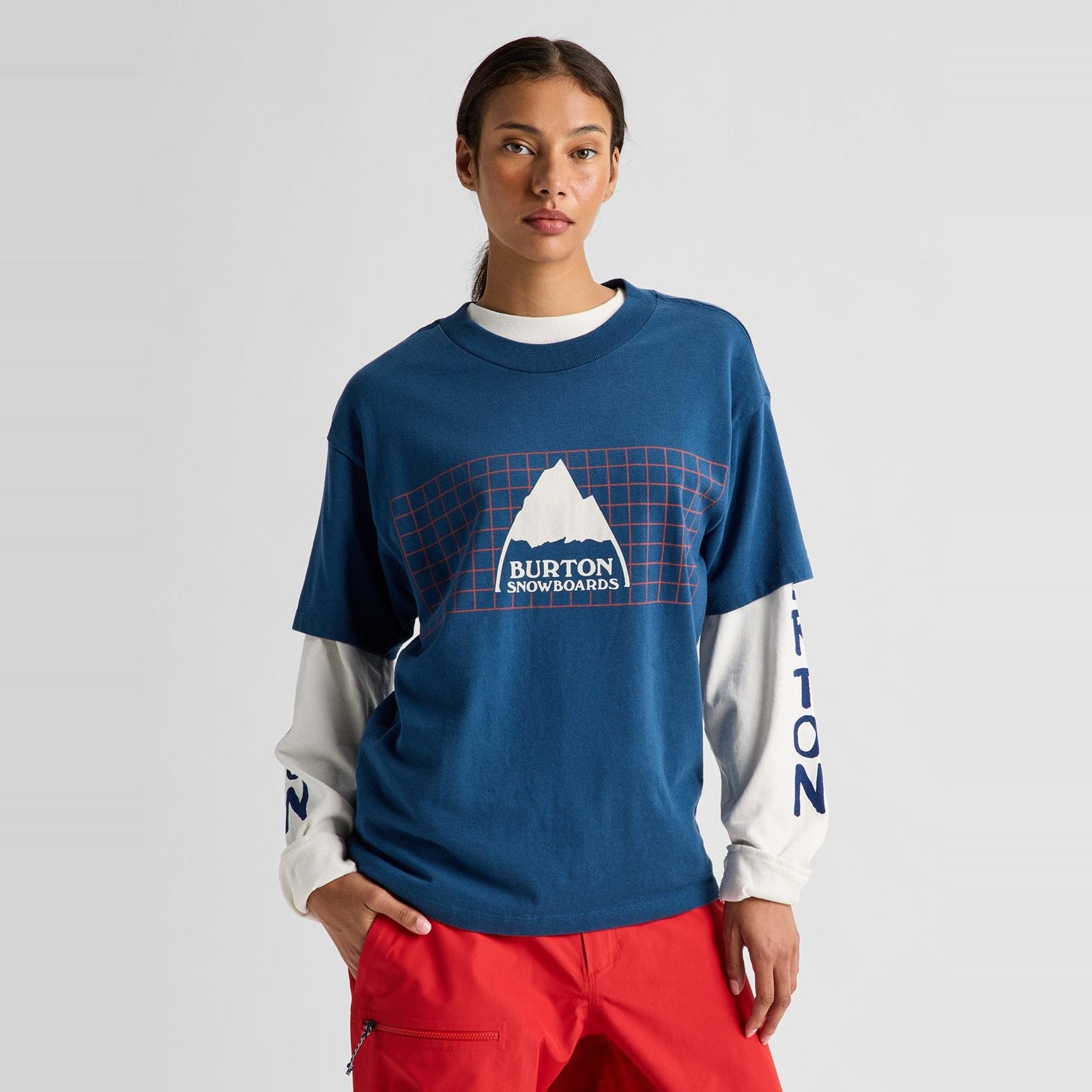 50th 83 Squared Short Sleeve T-Shirt Selvedge Blue - Image 5