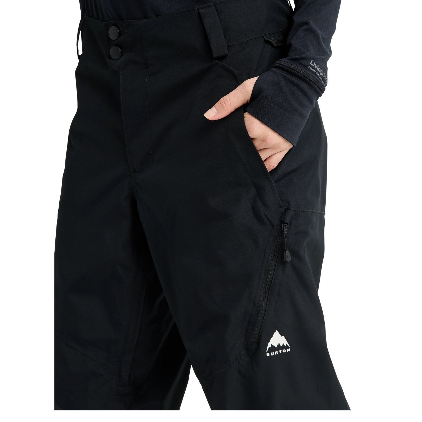 Womens Reserve 2L Relaxed Pants True Black - Image 5