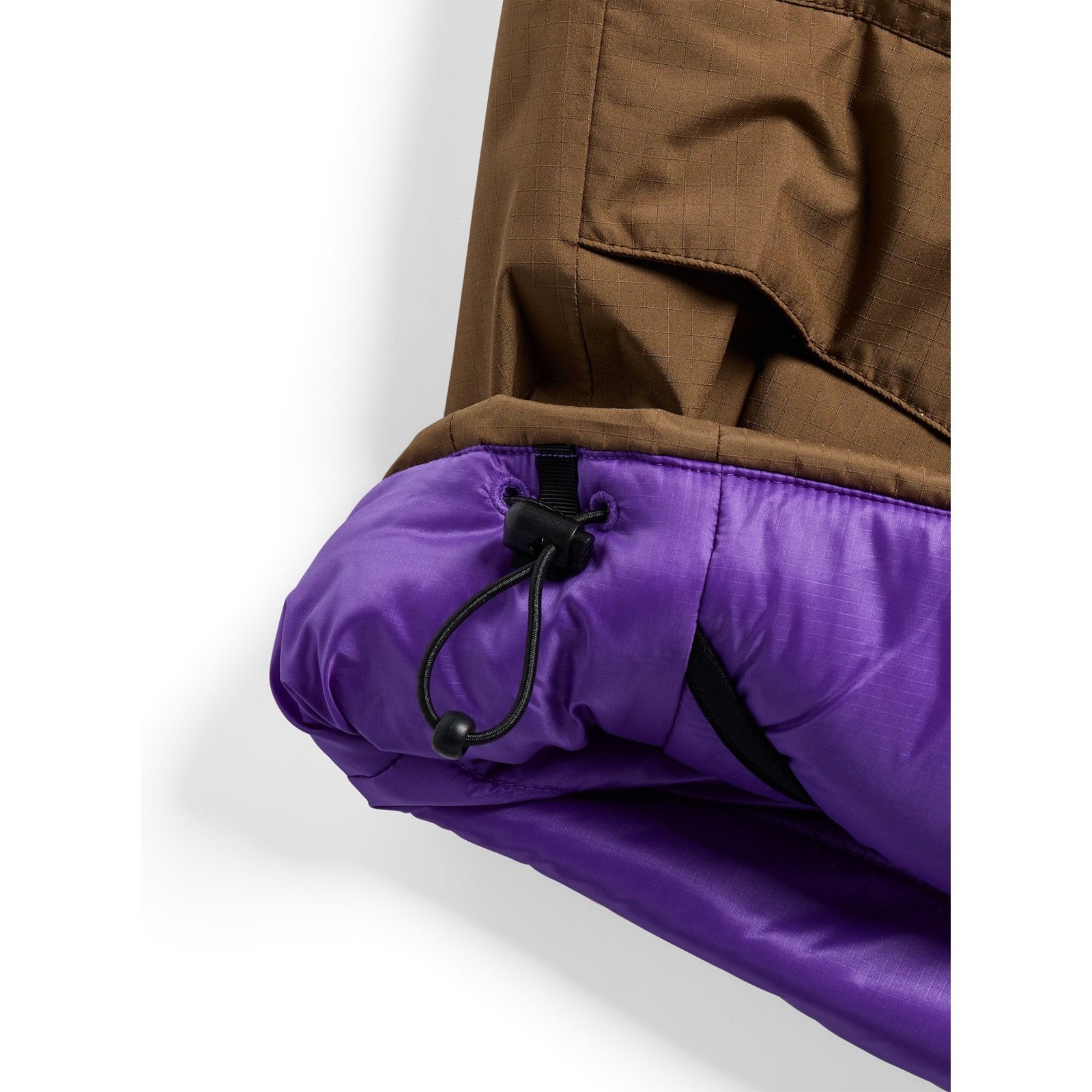 Mens Reversible Insulated Vest Earth Ship Brown - Image 5