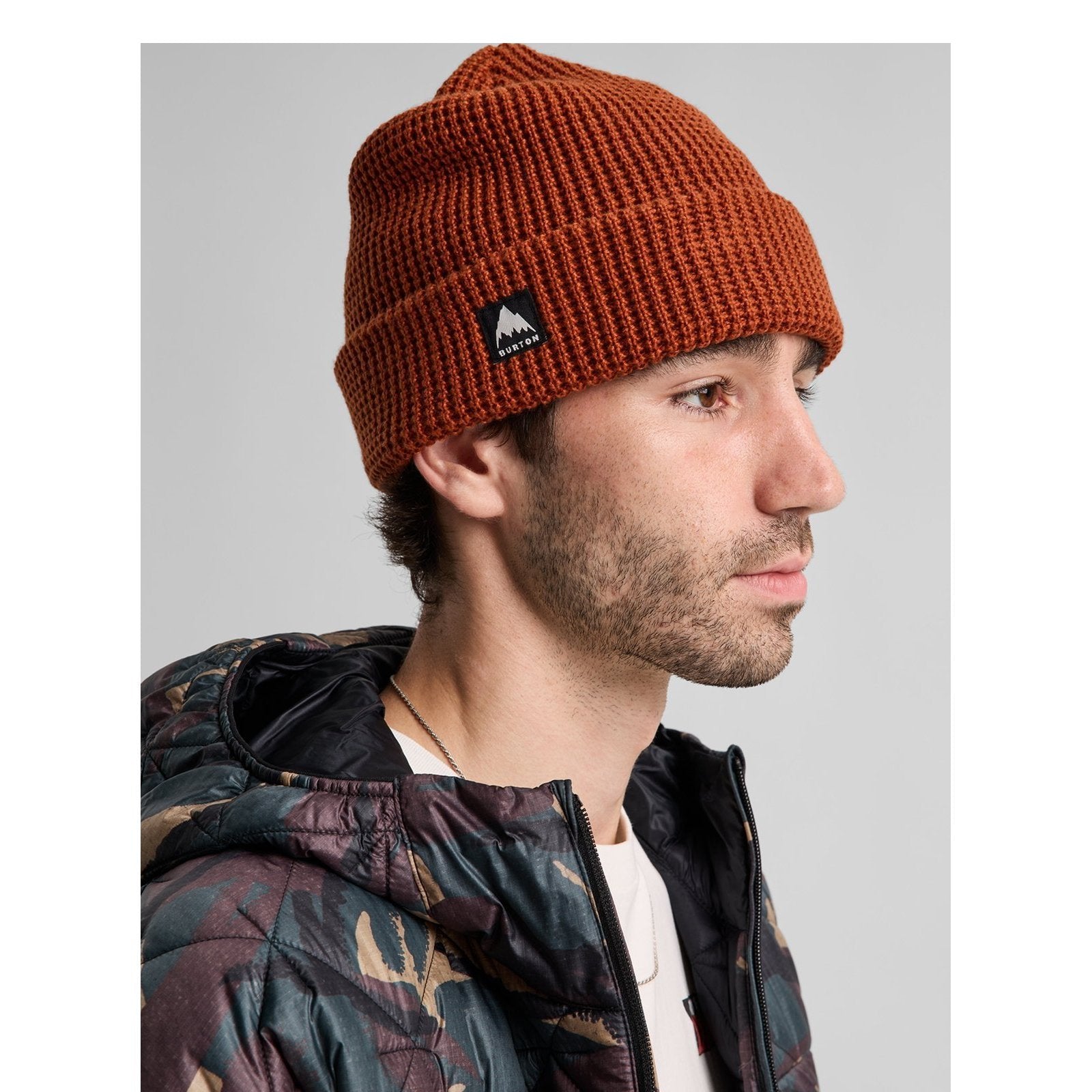 Recycled Waffle Beanie Spiced Chai - Image 5