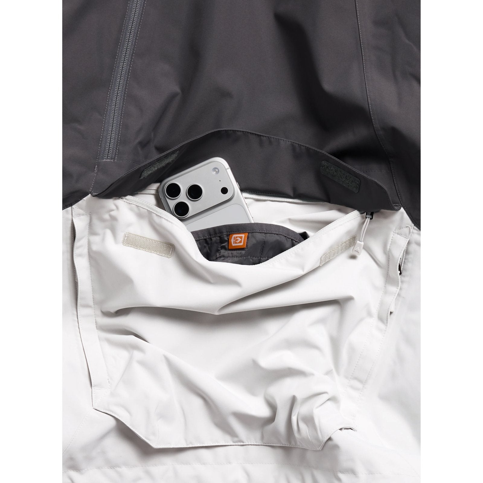 Mens Reserve 2L Relaxed Anorak Jacket Gotham Gray / Gray Cloud - Image 5